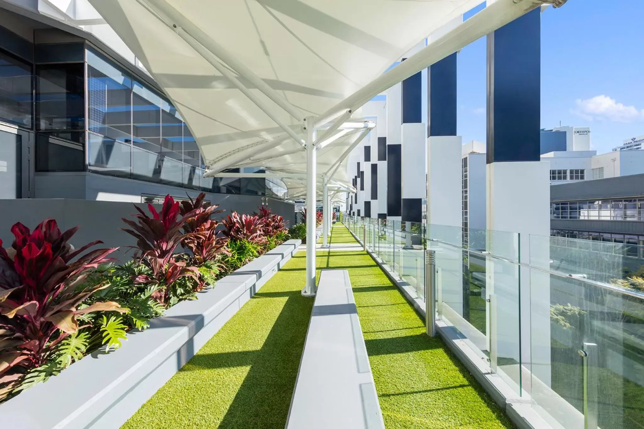 Patio in Meriton Suites Herschel Street, Brisbane