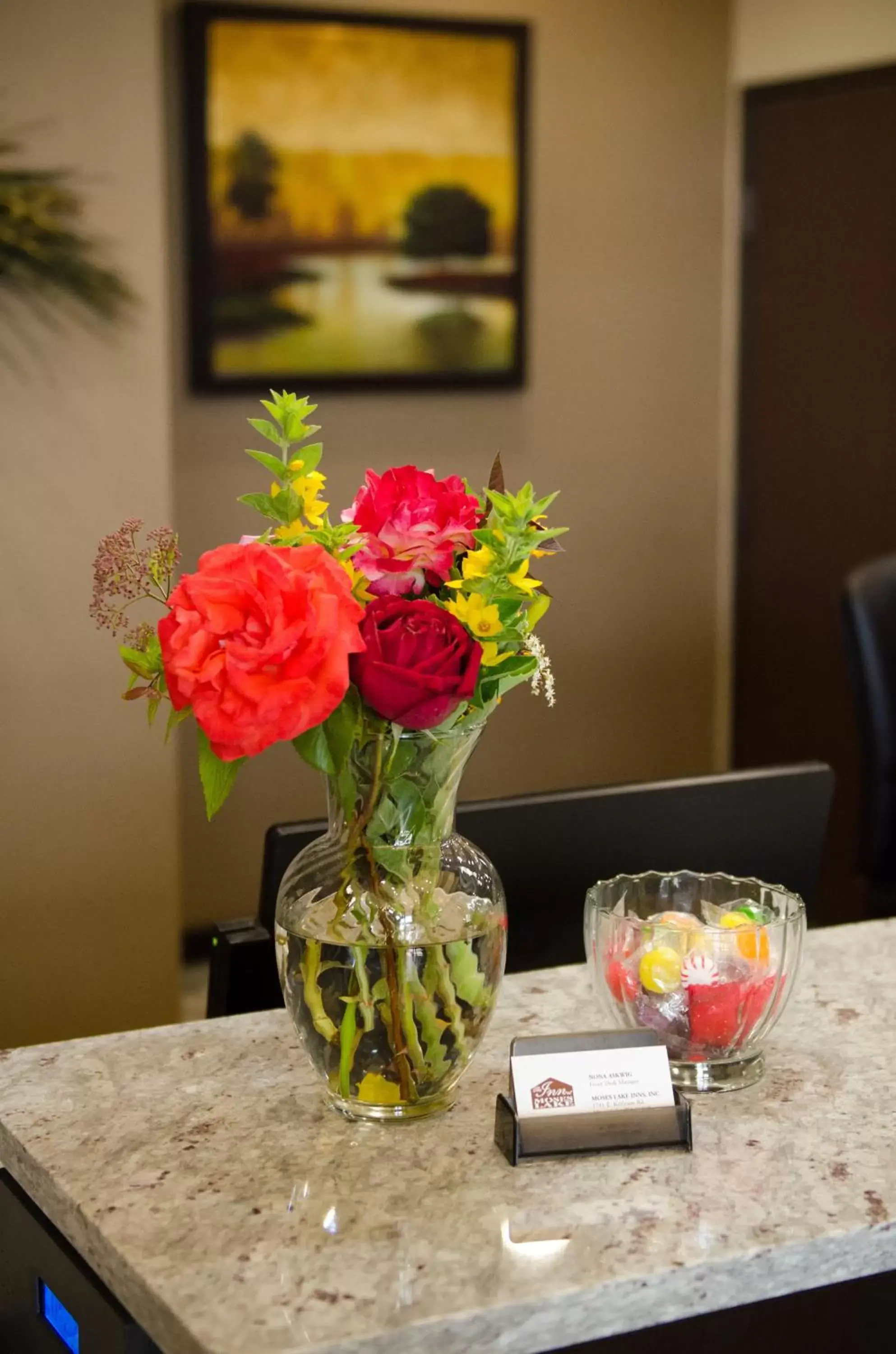 Lobby or reception in Inn at Moses Lake Lobby or reception in Inn at Moses Lake