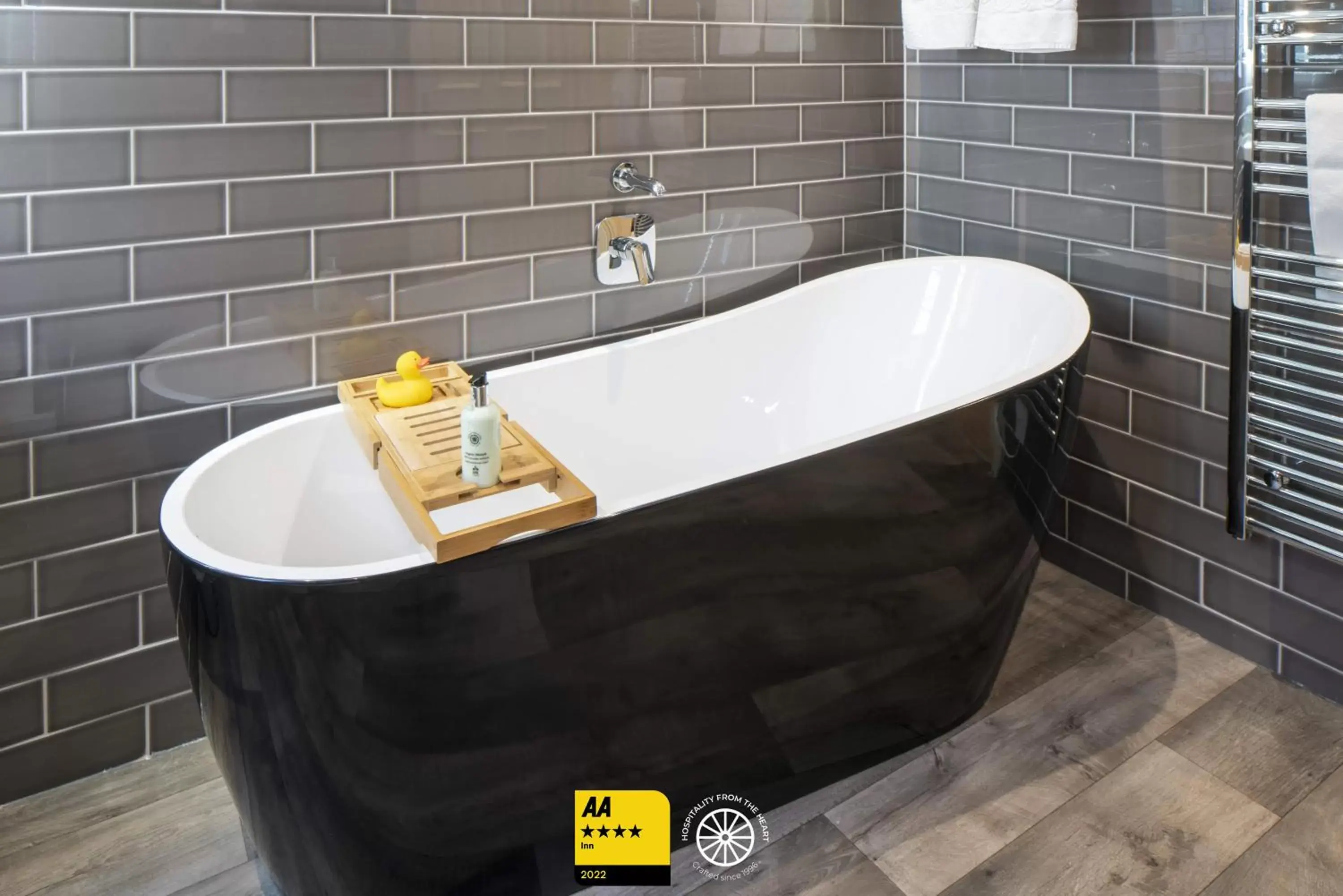 Bathroom in The Tudor House Hotel, Tewkesbury, Gloucestershire