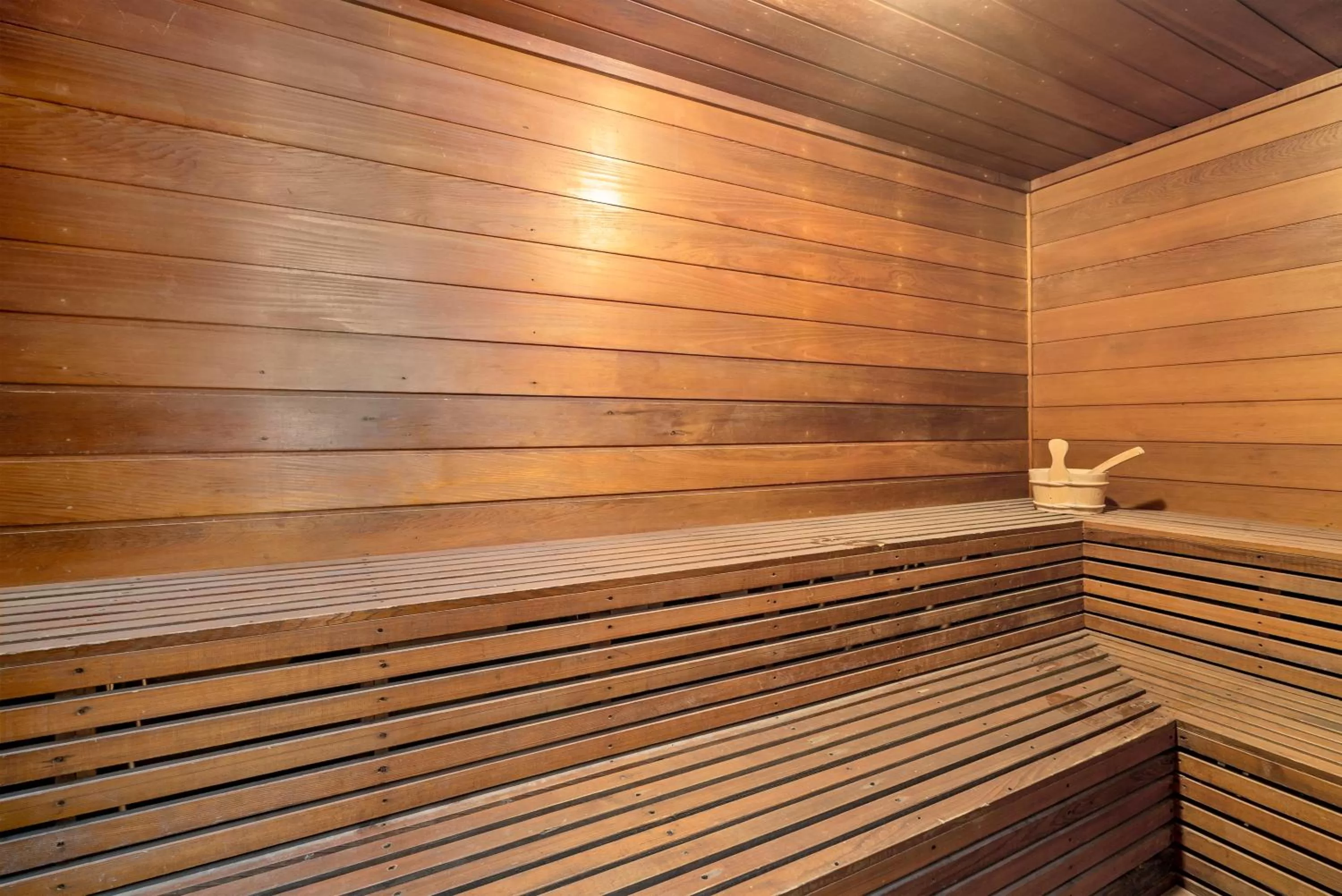 Sauna in Sherbourne Terrace Hotel