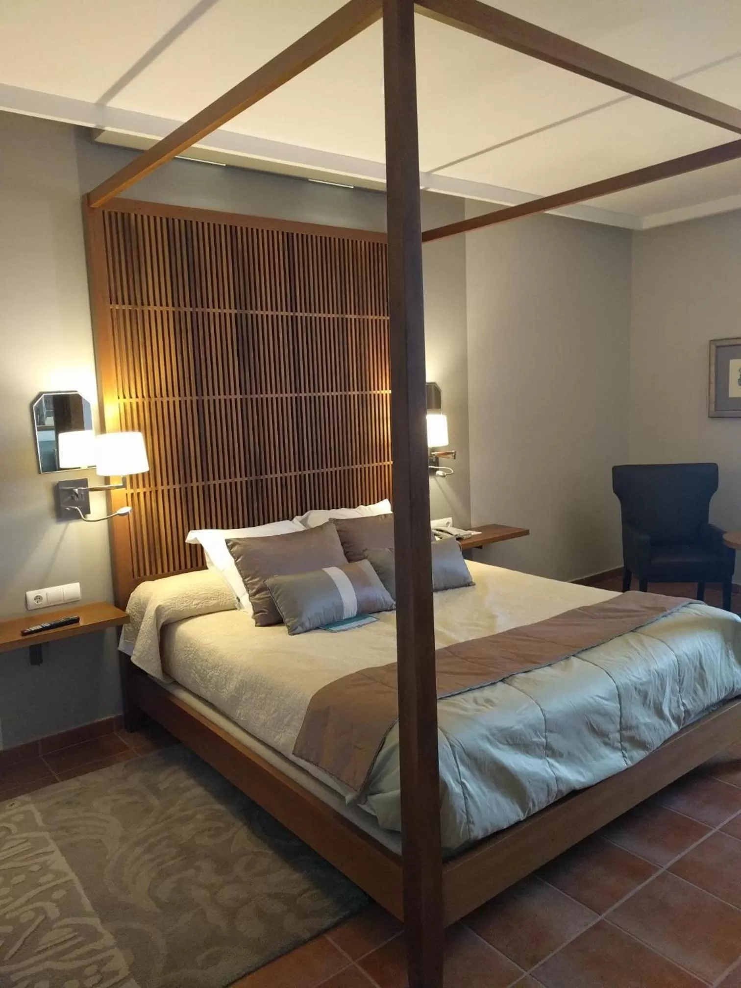 Bed in Parador de Lorca