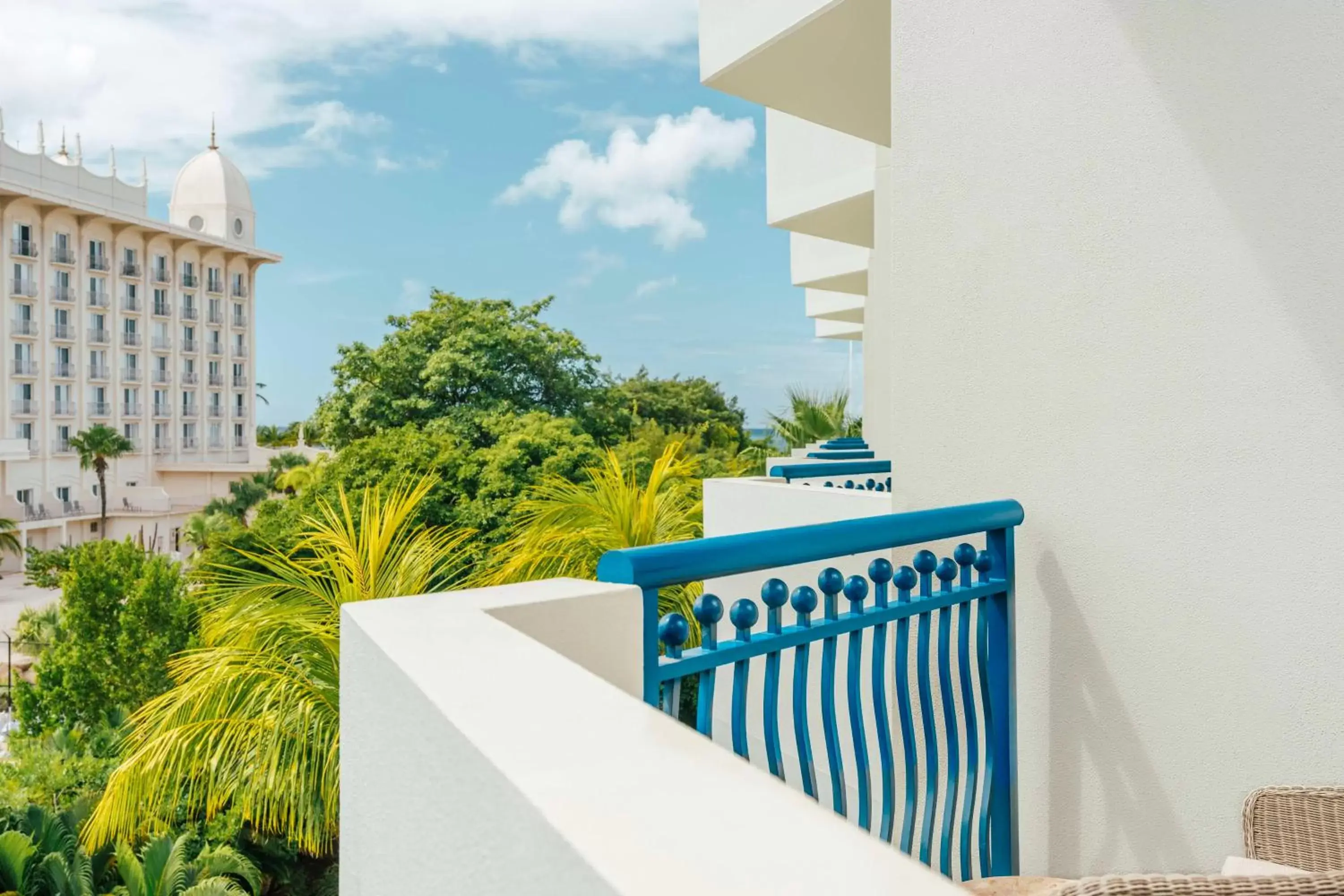 View (from property/room), Balcony/Terrace in Hilton Aruba Caribbean Resort & Casino