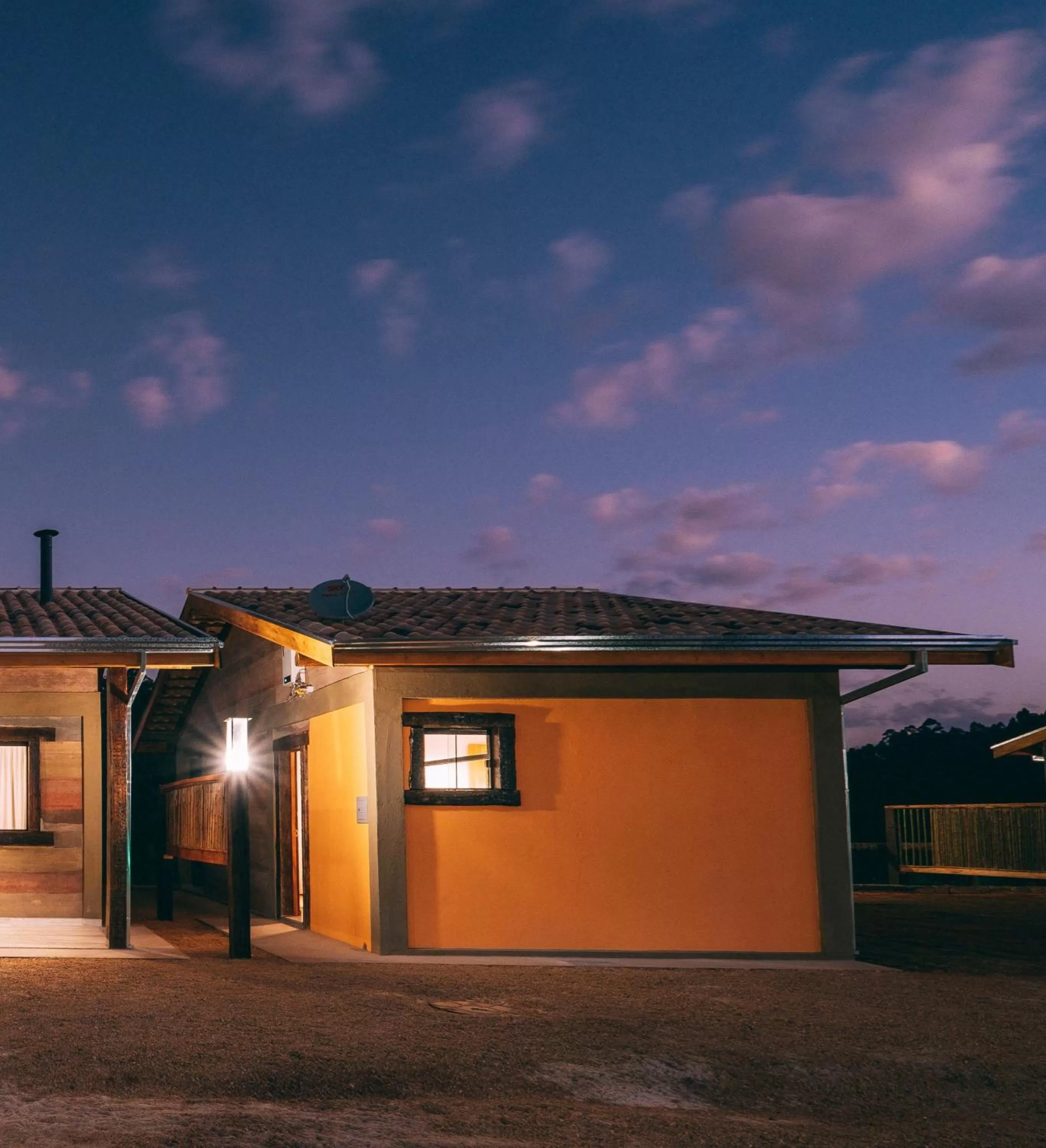 Property building in Pousada Trem Chic