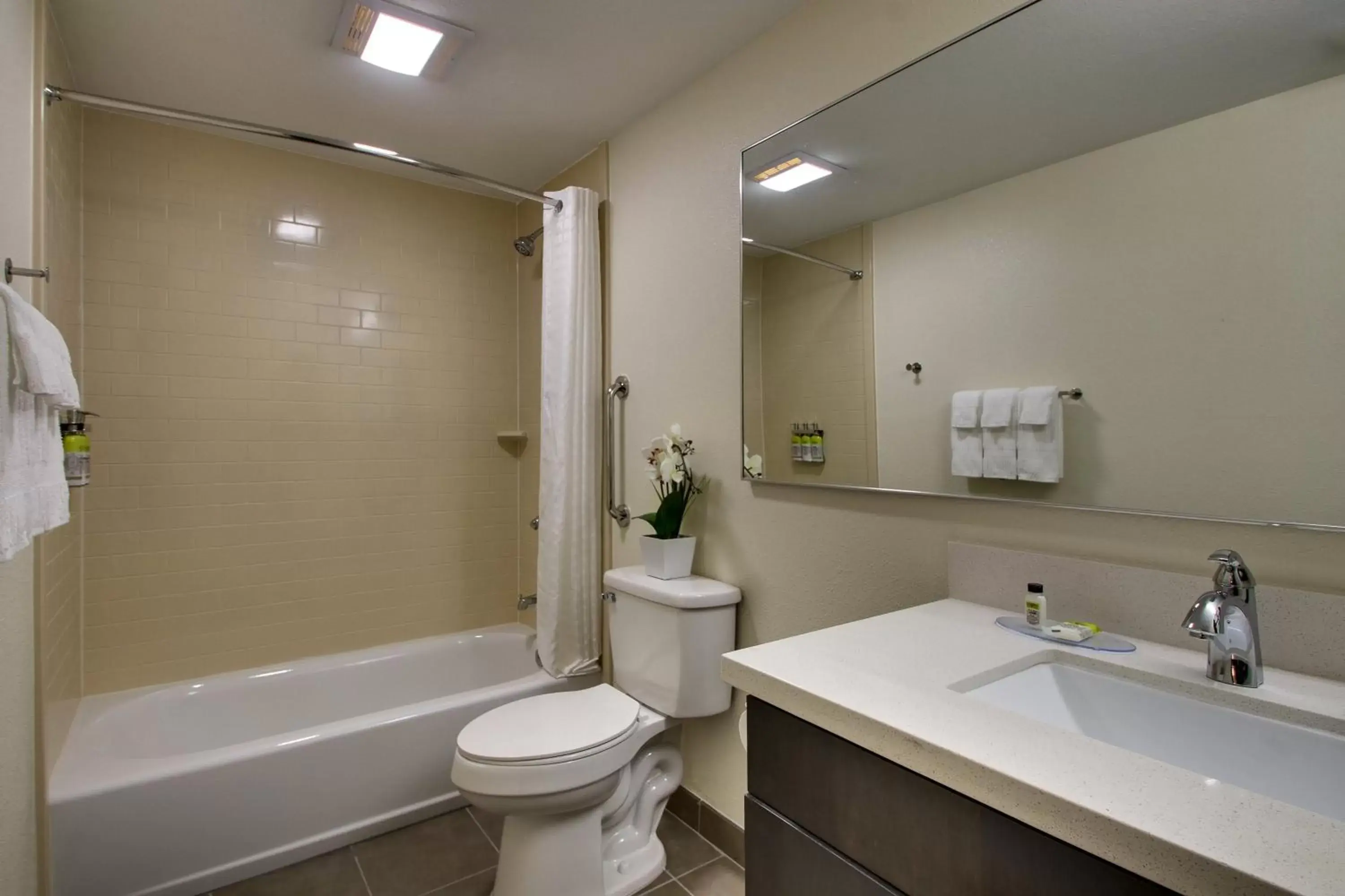 Bathroom in Candlewood Suites - Wichita East, an IHG Hotel