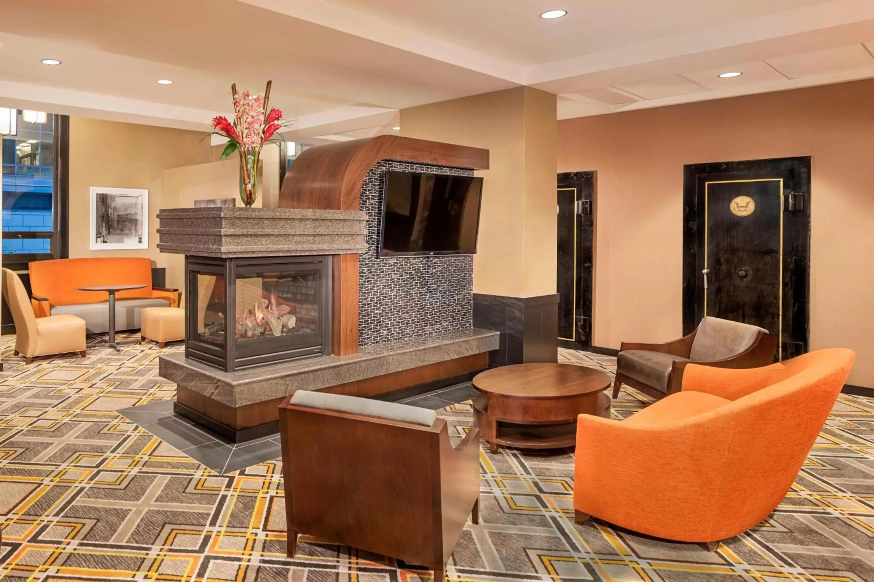 Lobby or reception, Seating Area in Residence Inn by Marriott Omaha Downtown Old Market Area