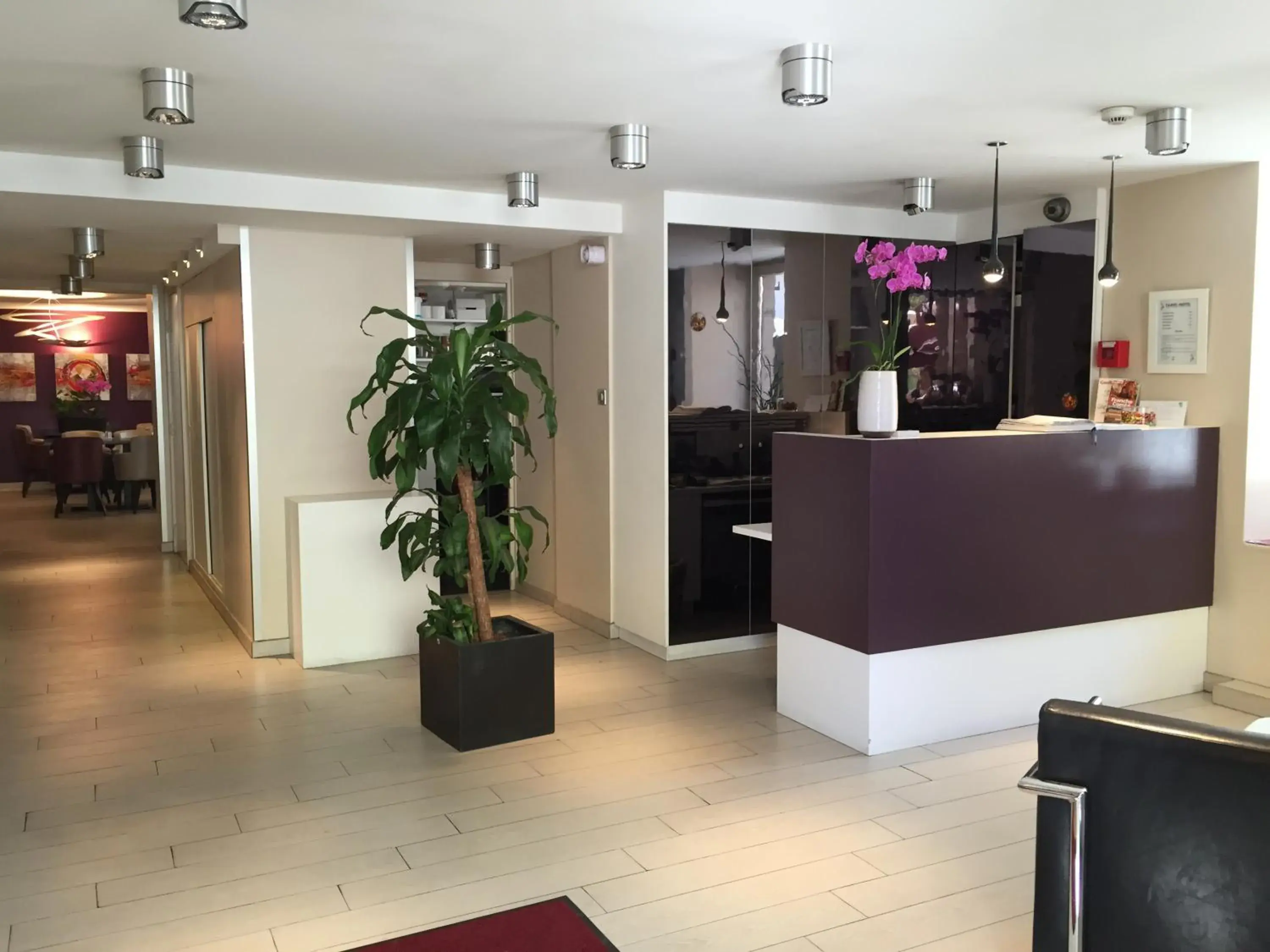 Lobby or reception, Lobby/Reception in Hotel-Restaurant St-Christophe