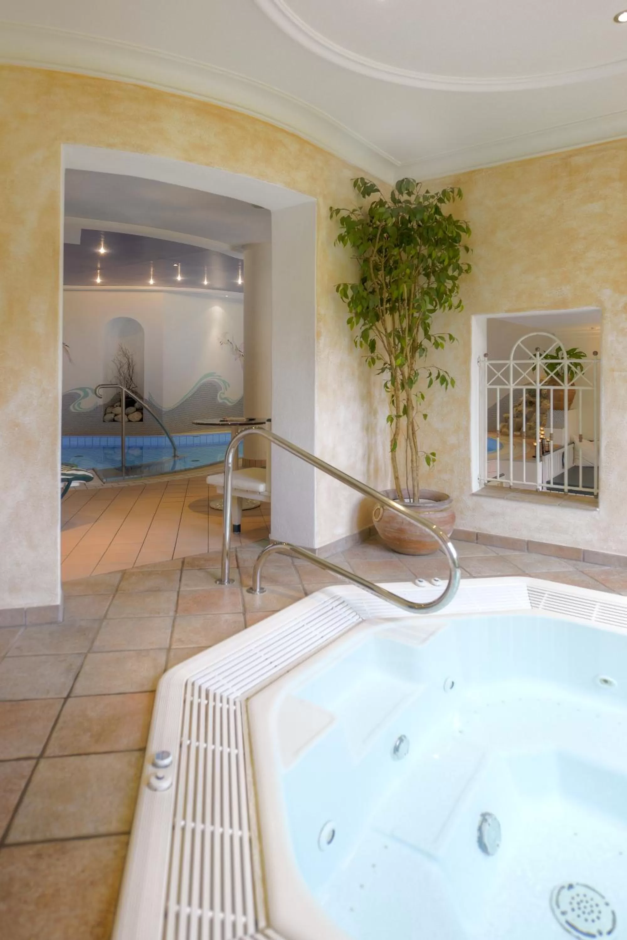 Hot Tub in Hotel Zum Jungen Römer