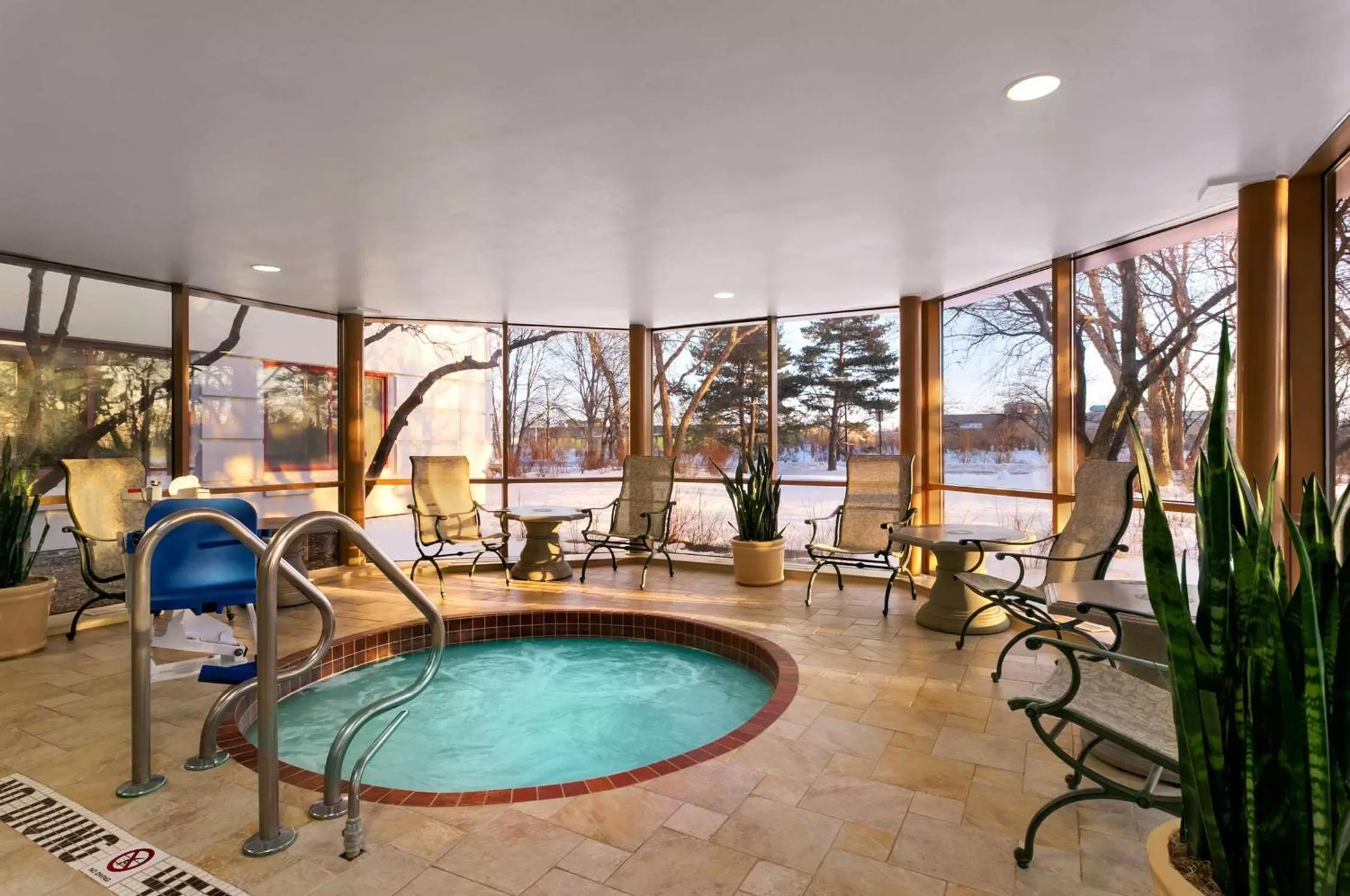 Pool view in Embassy Suites by Hilton Chicago North Shore Deerfield