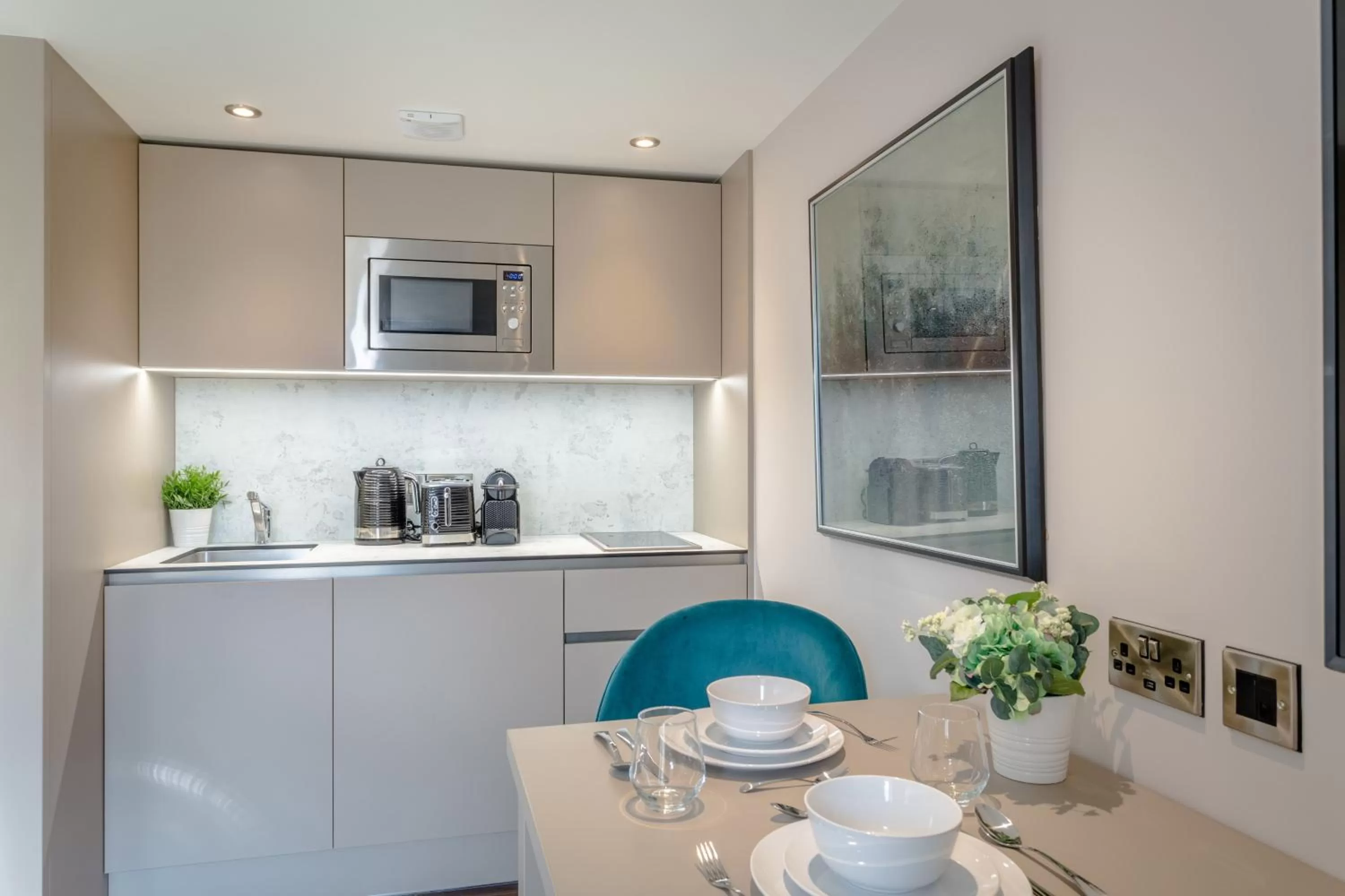 Kitchen or kitchenette in Heritage Mews Nottingham