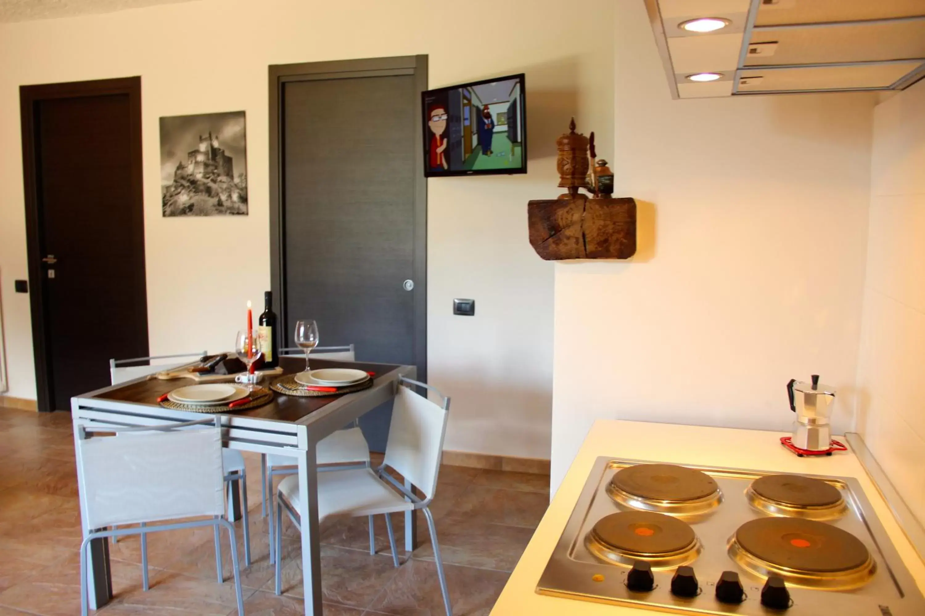 Kitchen or kitchenette, Restaurant/Places to Eat in Case Appartamenti Vacanze Da Cien