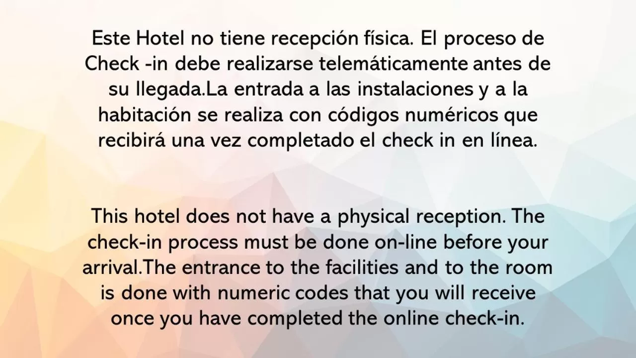 Text overlay in Hotel Albaicín