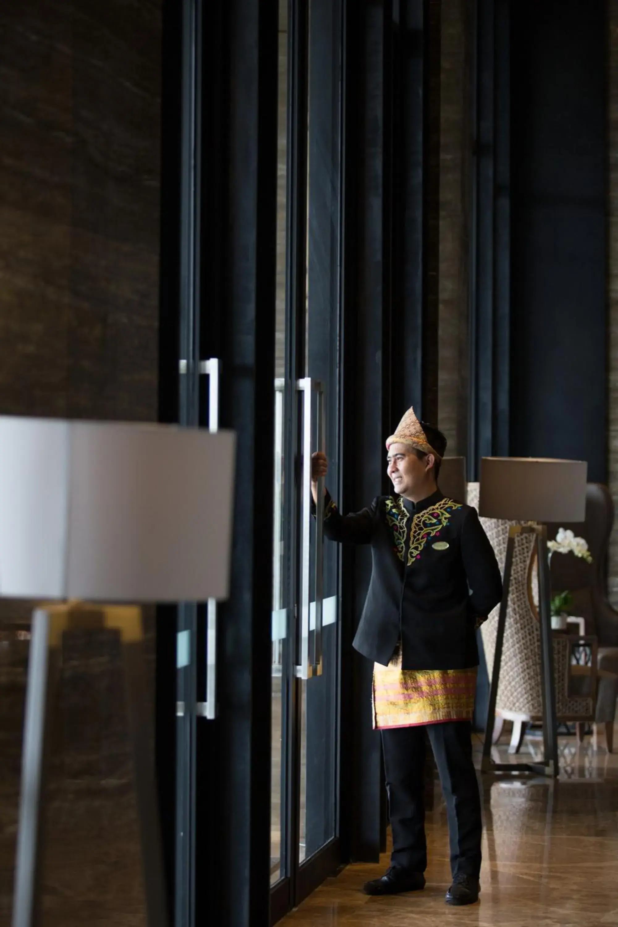 Lobby or reception in Hotel Santika Premiere Bandara Palembang