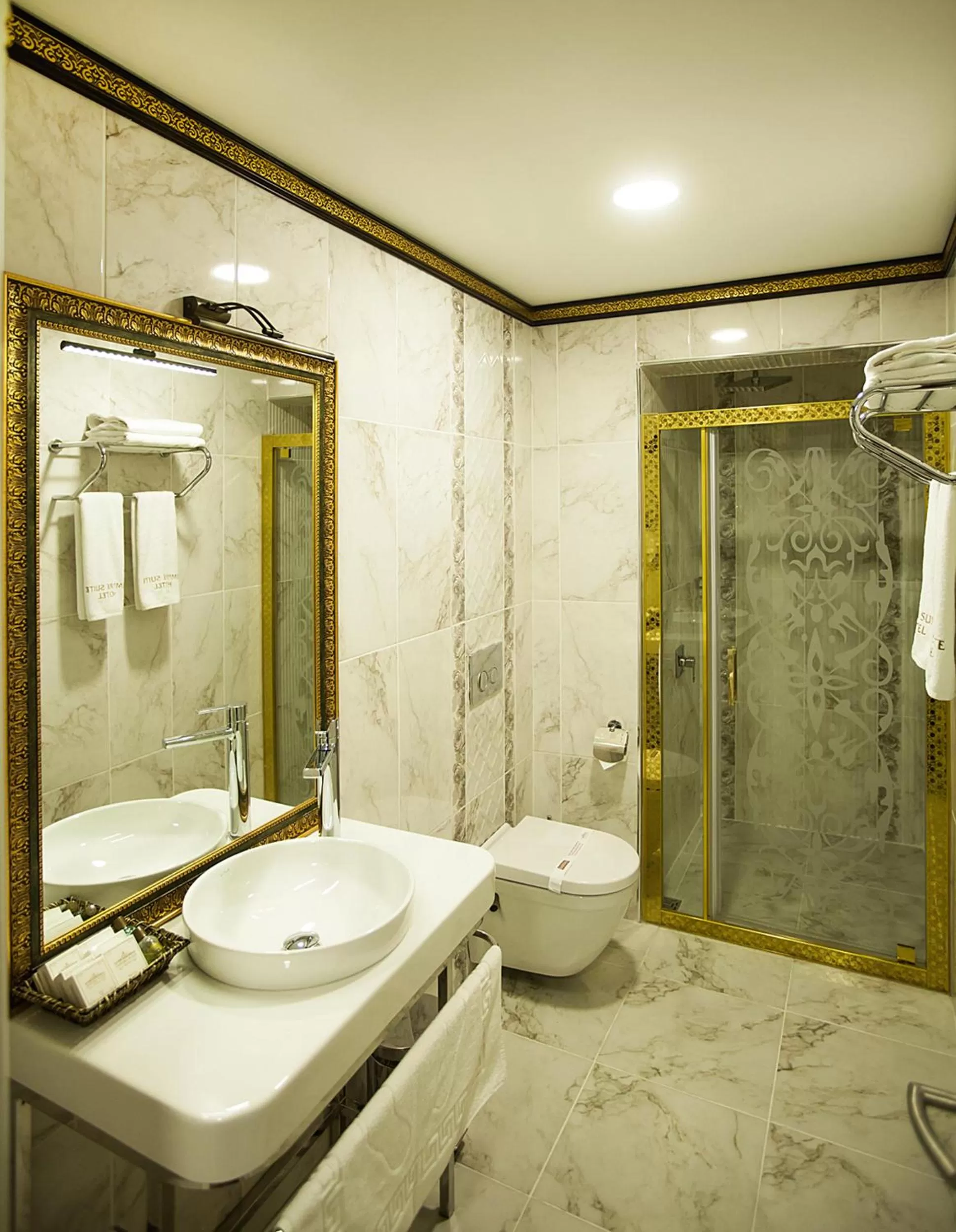 Shower in Empire Suite Hotel