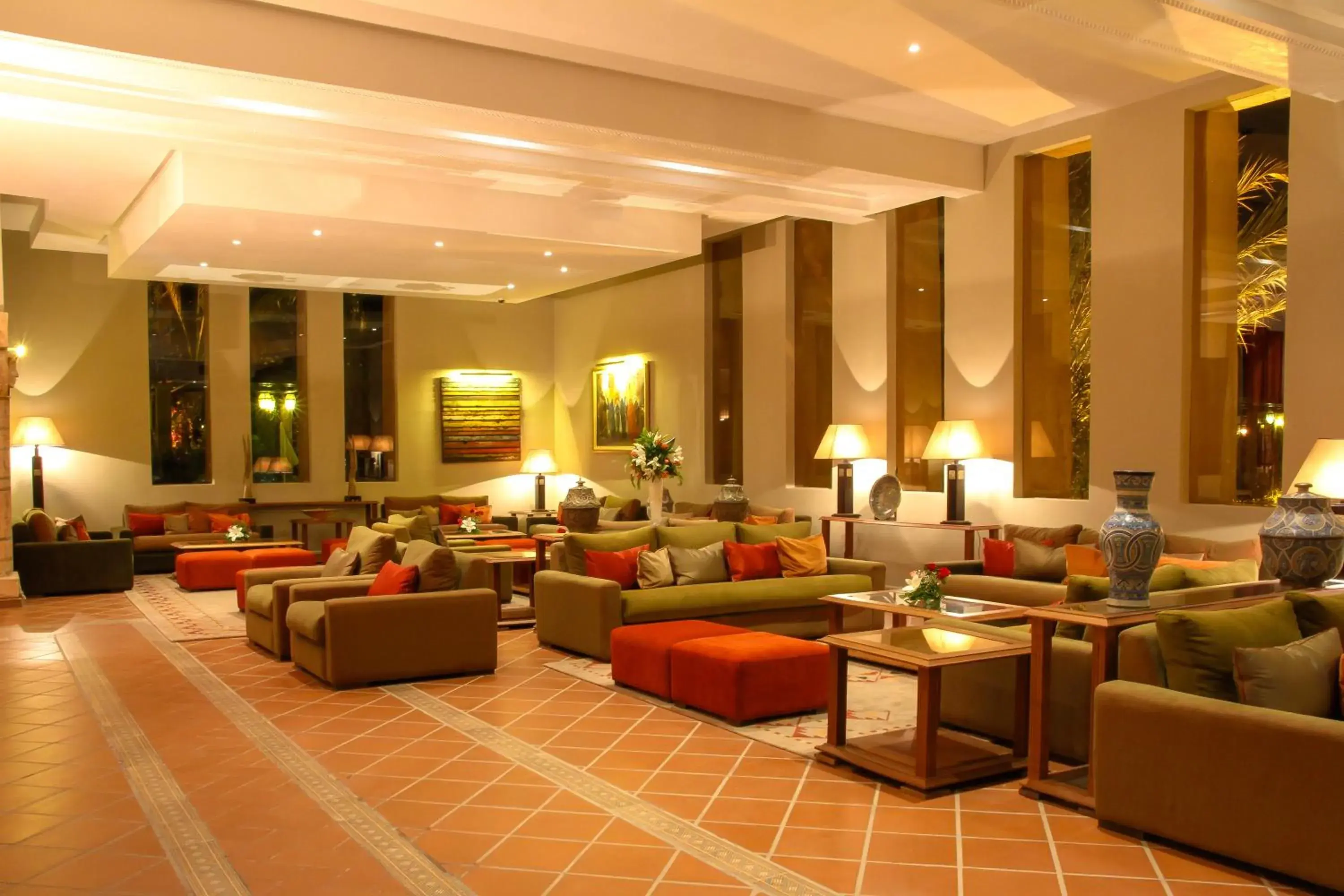 Lobby or reception, Lounge/Bar in Berbère Palace