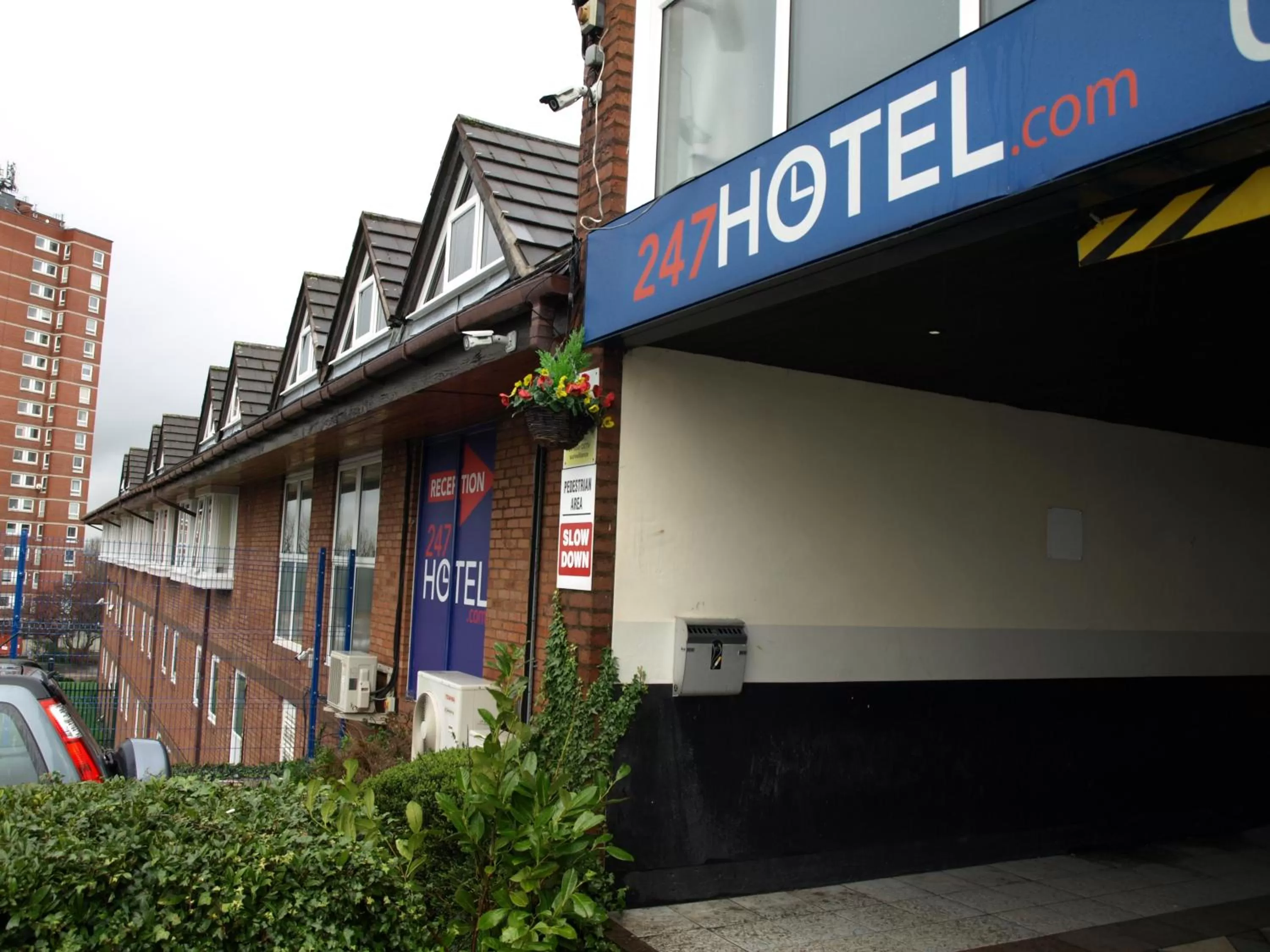 Facade/entrance in 247Hotel