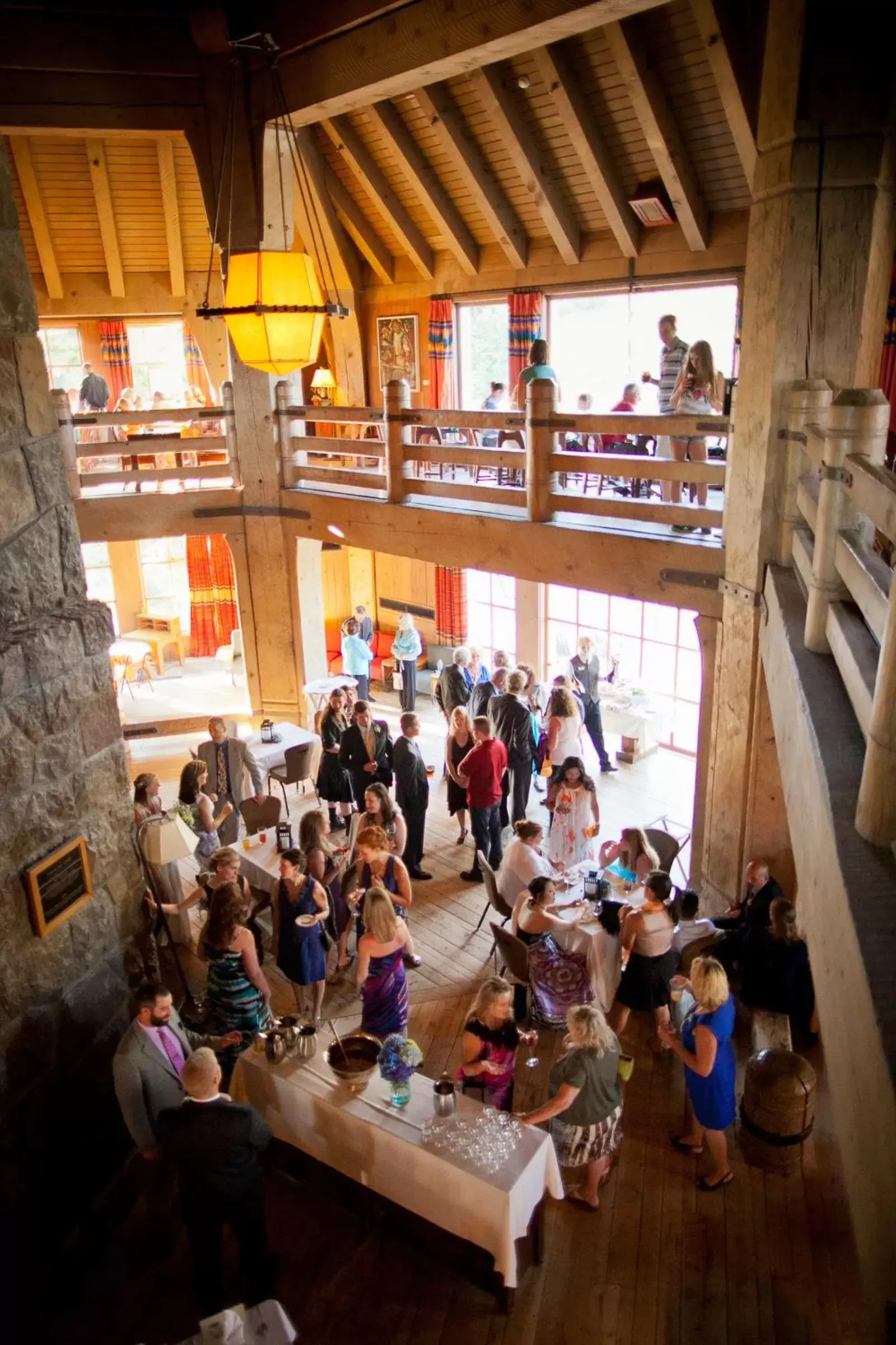 Living room in Timberline Lodge