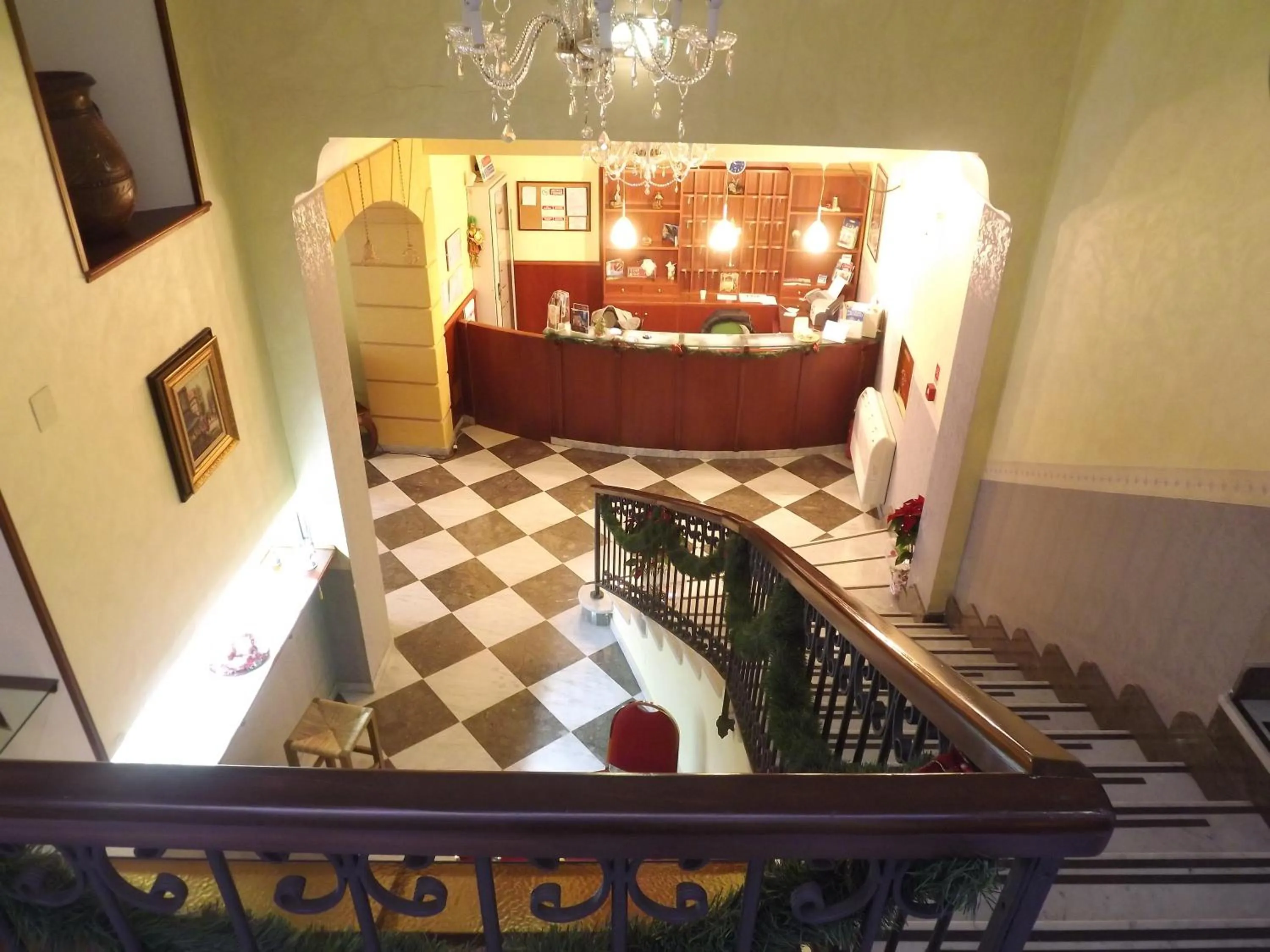 Lobby or reception in Hotel Columbia