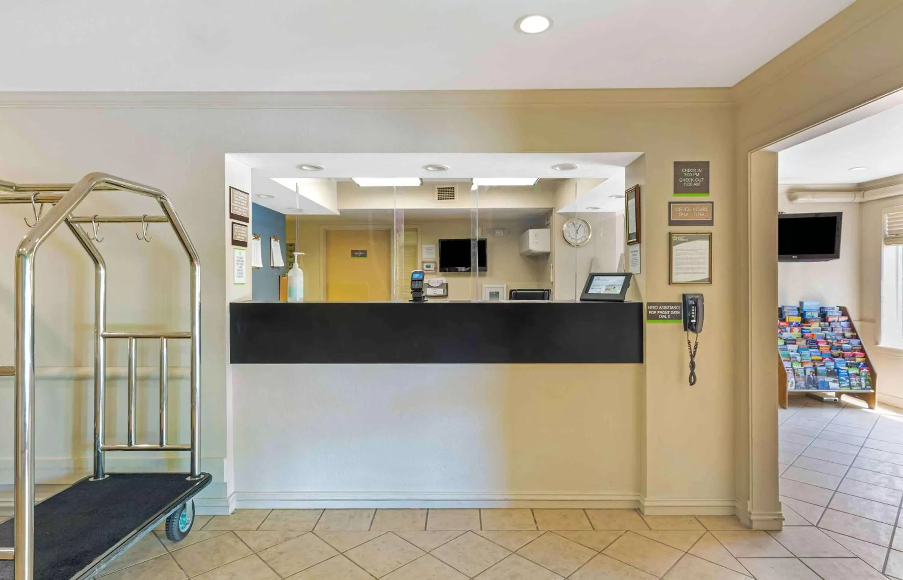 Lobby or reception, Lobby/Reception in Extended Stay America Suites - Boston - Burlington