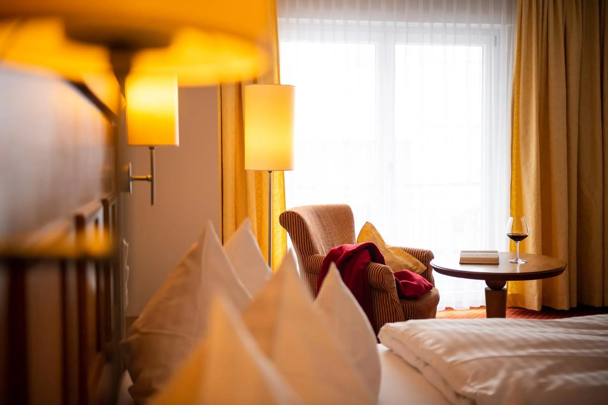 Photo of the whole room, Bed in Landhotel Postwirt