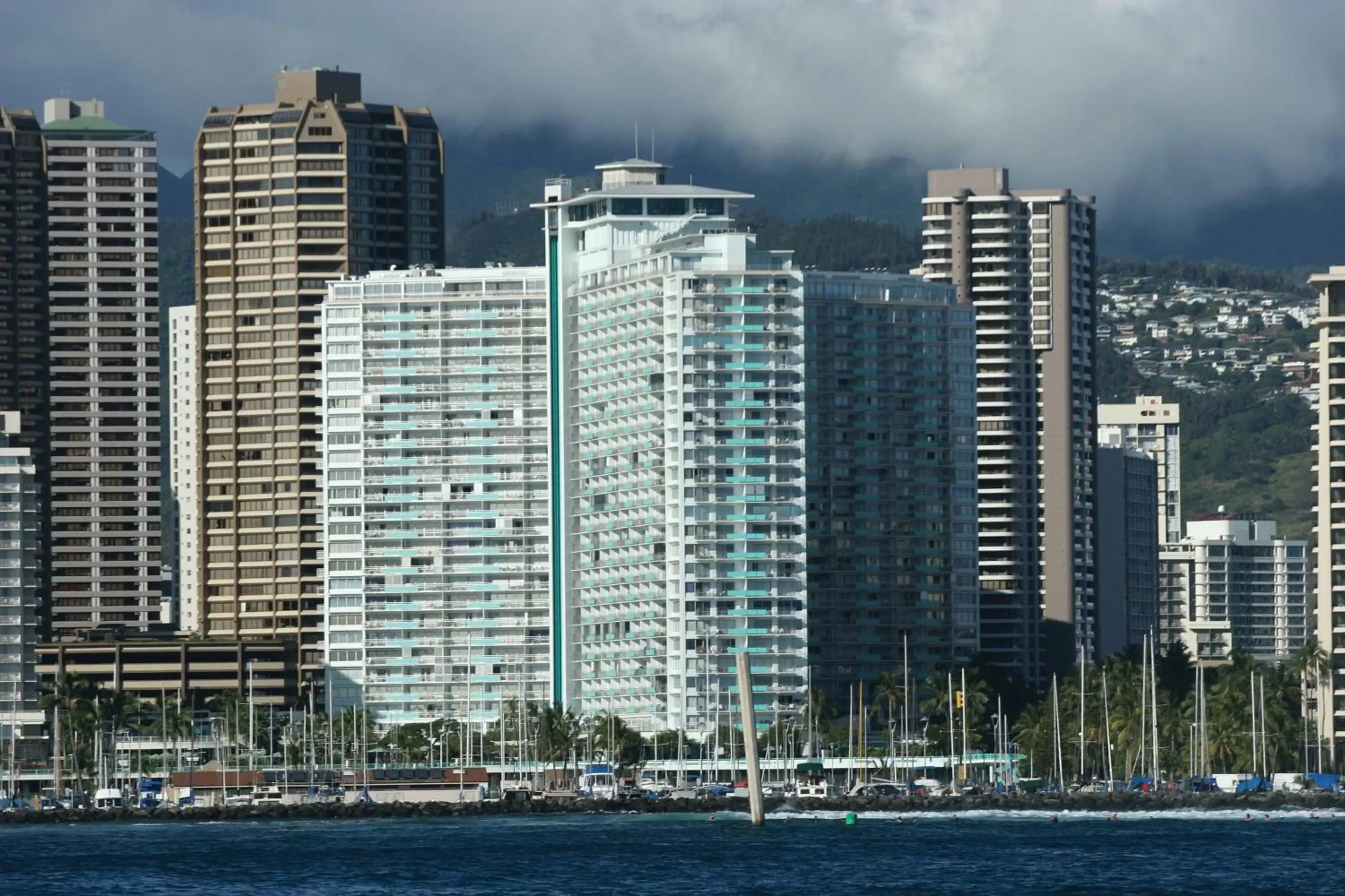 View (from property/room) in Waikiki Marina Resort at the Ilikai