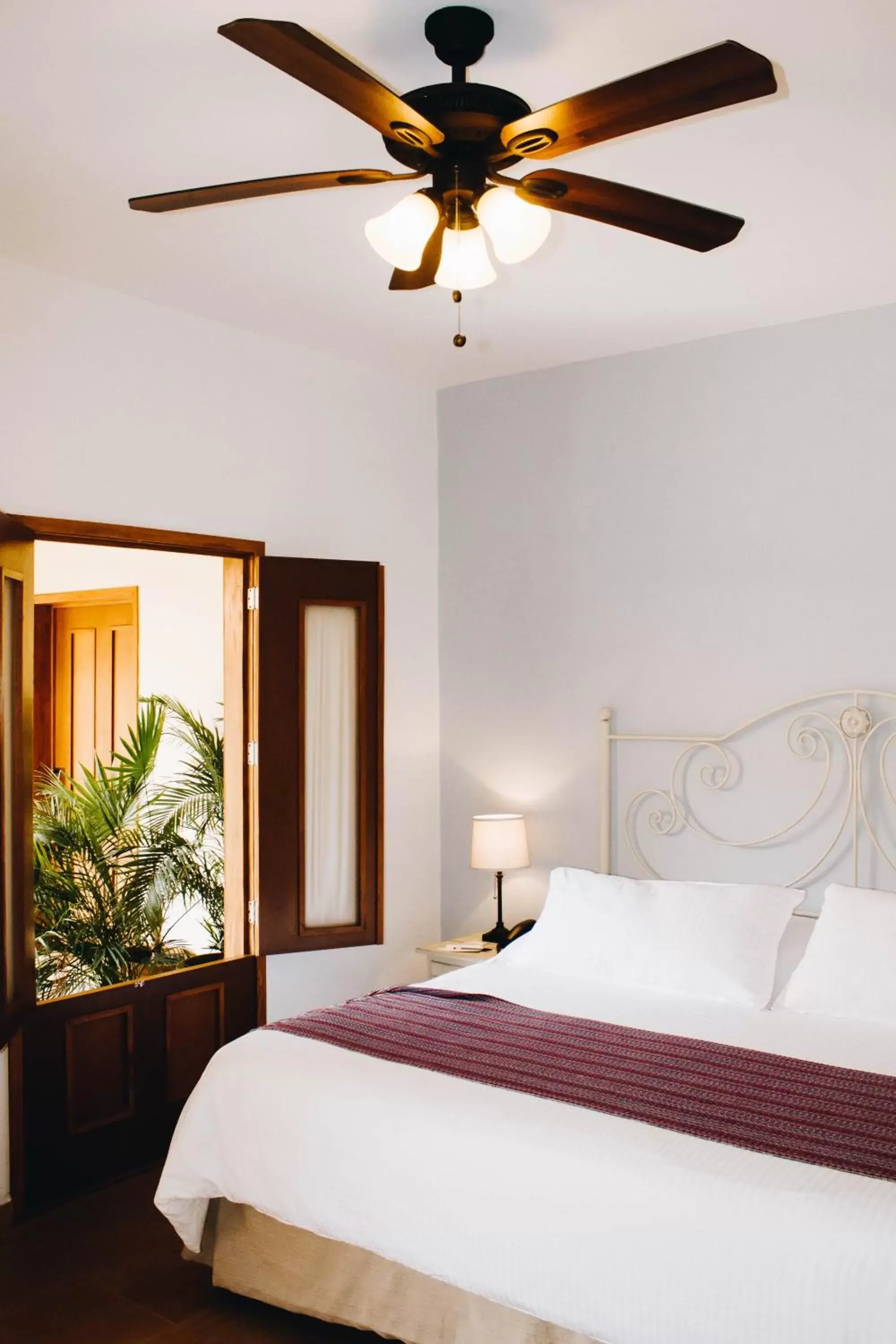 Bed in Hotel La Casona de Don Jorge