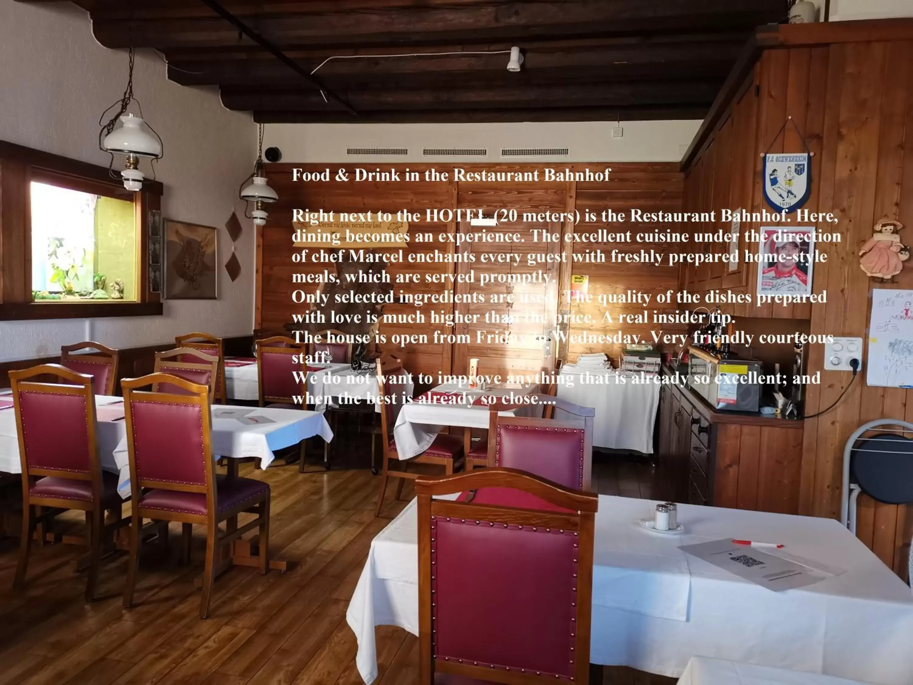 Restaurant/Places to Eat in Boutique Hotel BS16 bevor Bern City