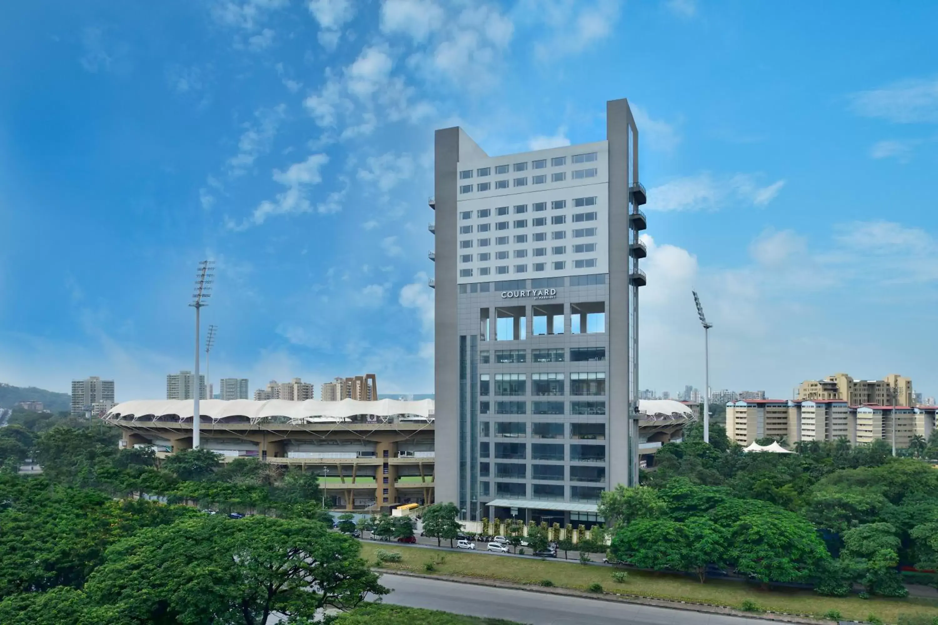 Facade/entrance, Property Building in Courtyard by Marriott Navi Mumbai