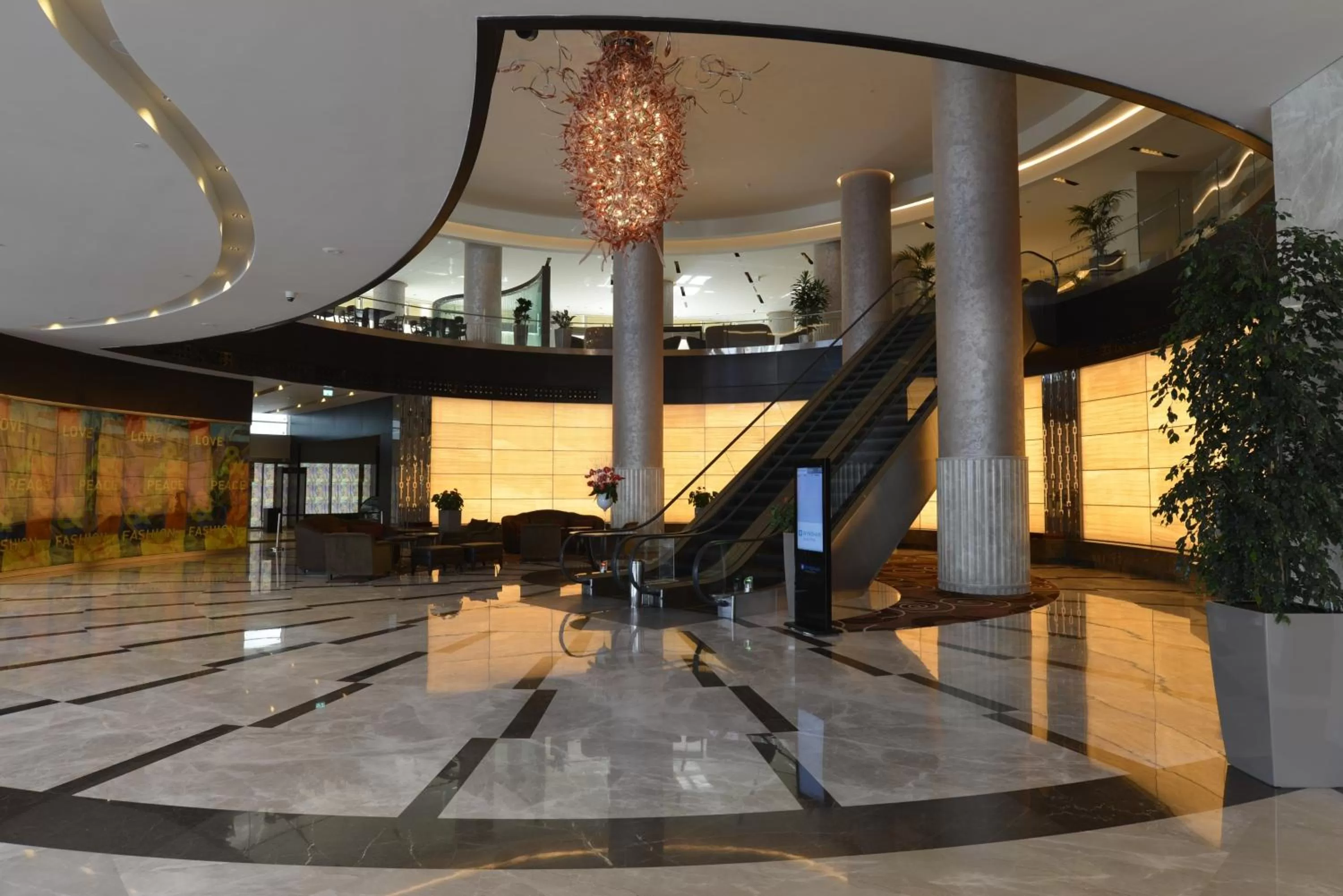 Lobby or reception in Wyndham Grand Istanbul Europe