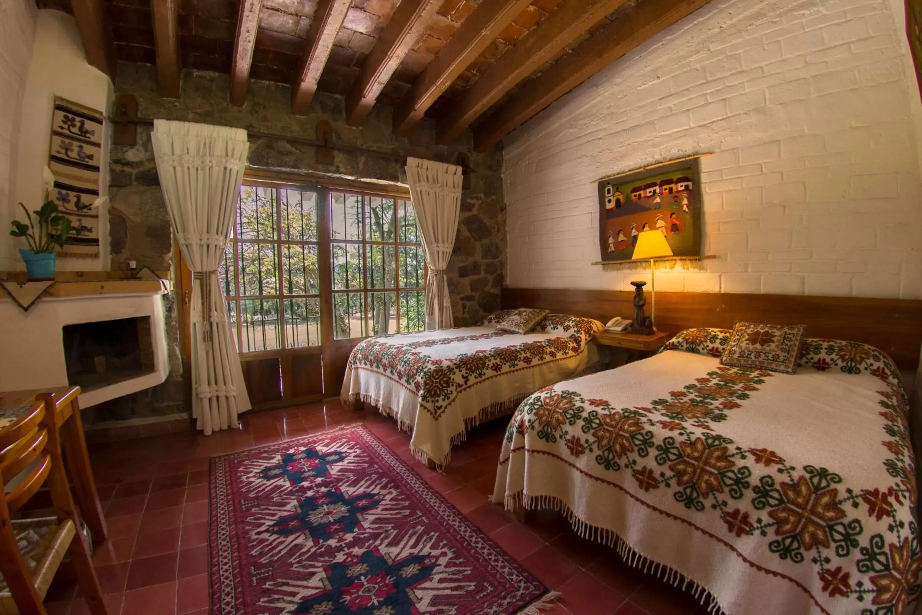 Day, Bed in Hotel Rancho San Cayetano