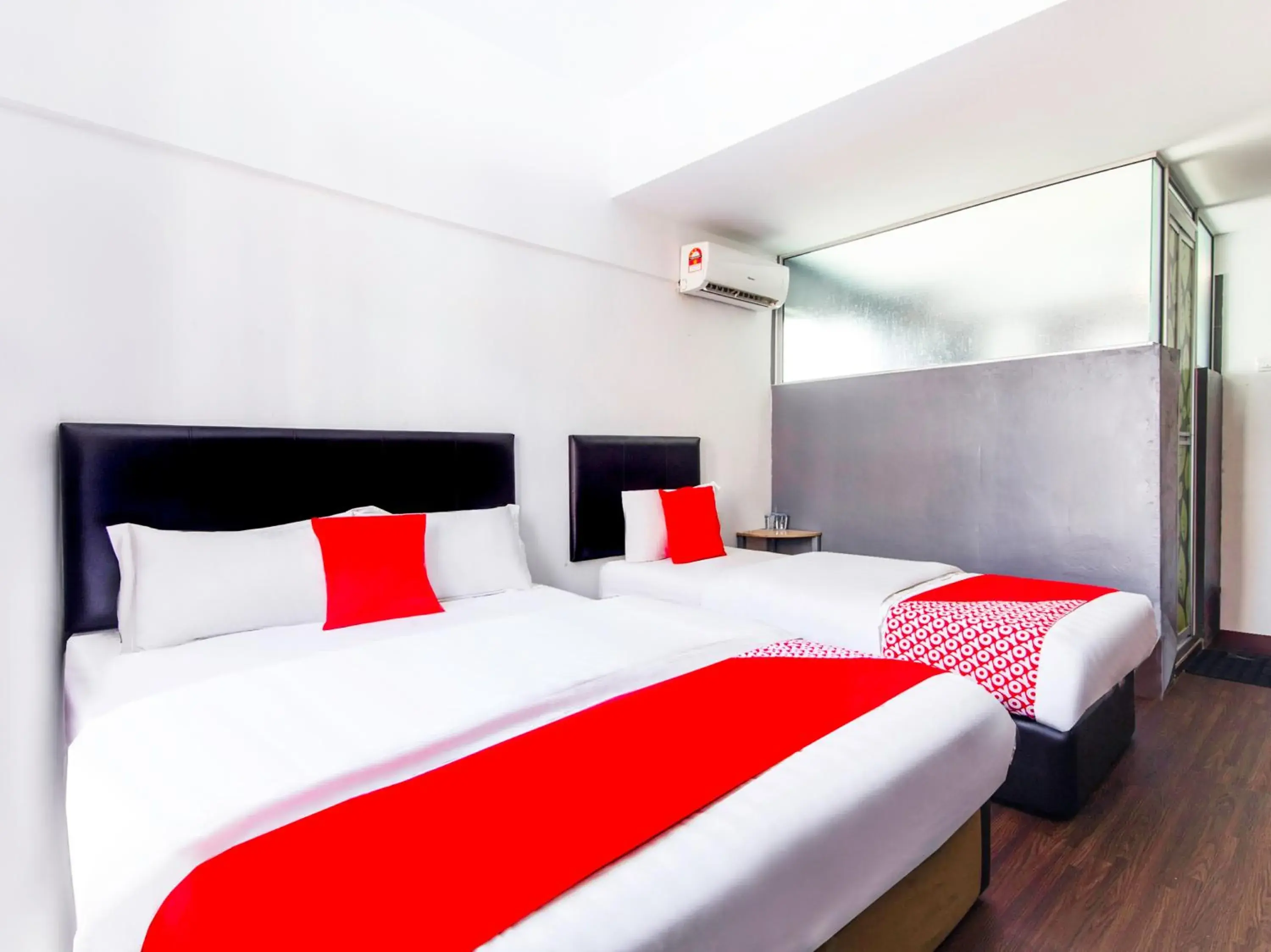 Bedroom, Bed in Super OYO 251 Intime Hotel