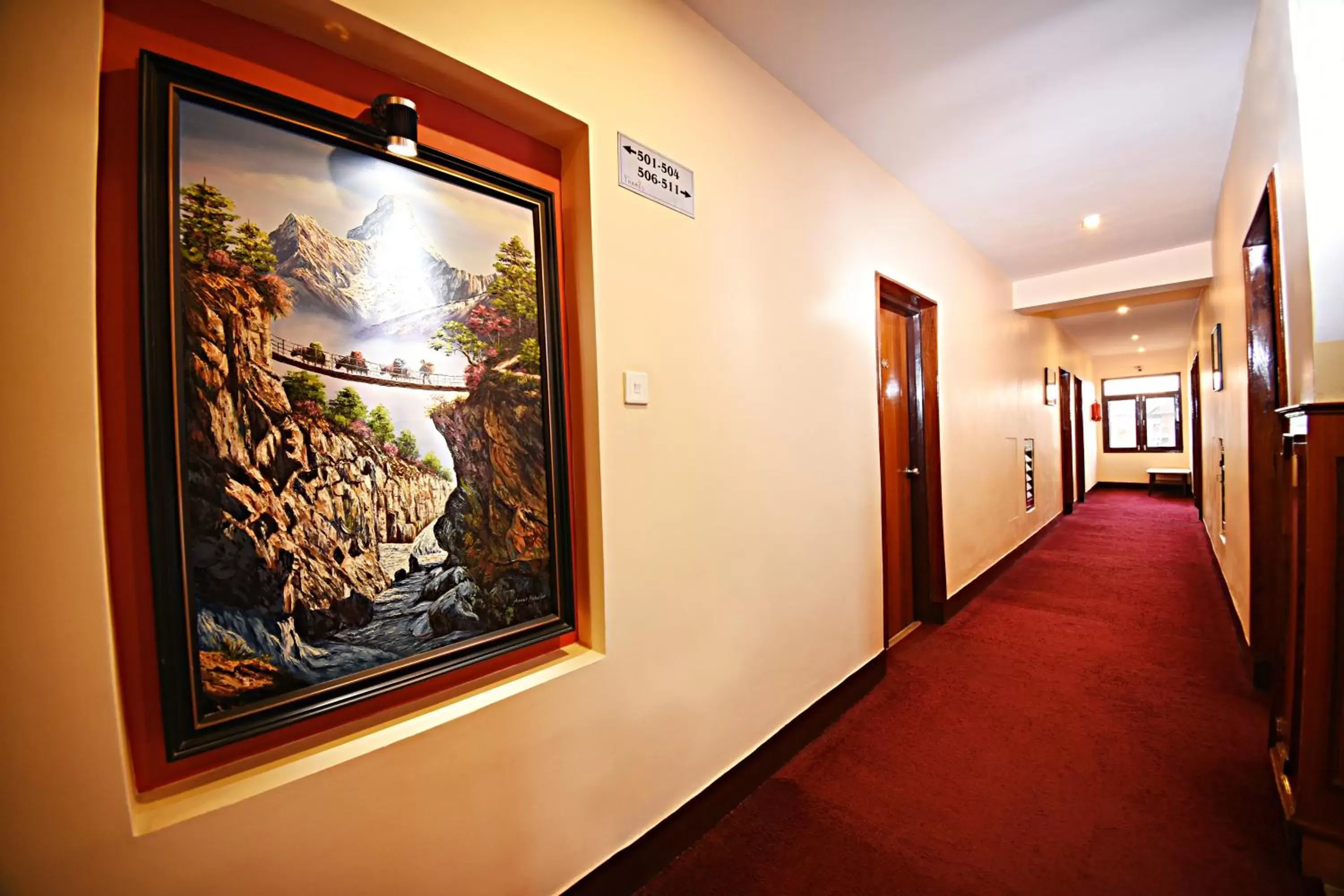 Lobby or reception in Hotel Thamel