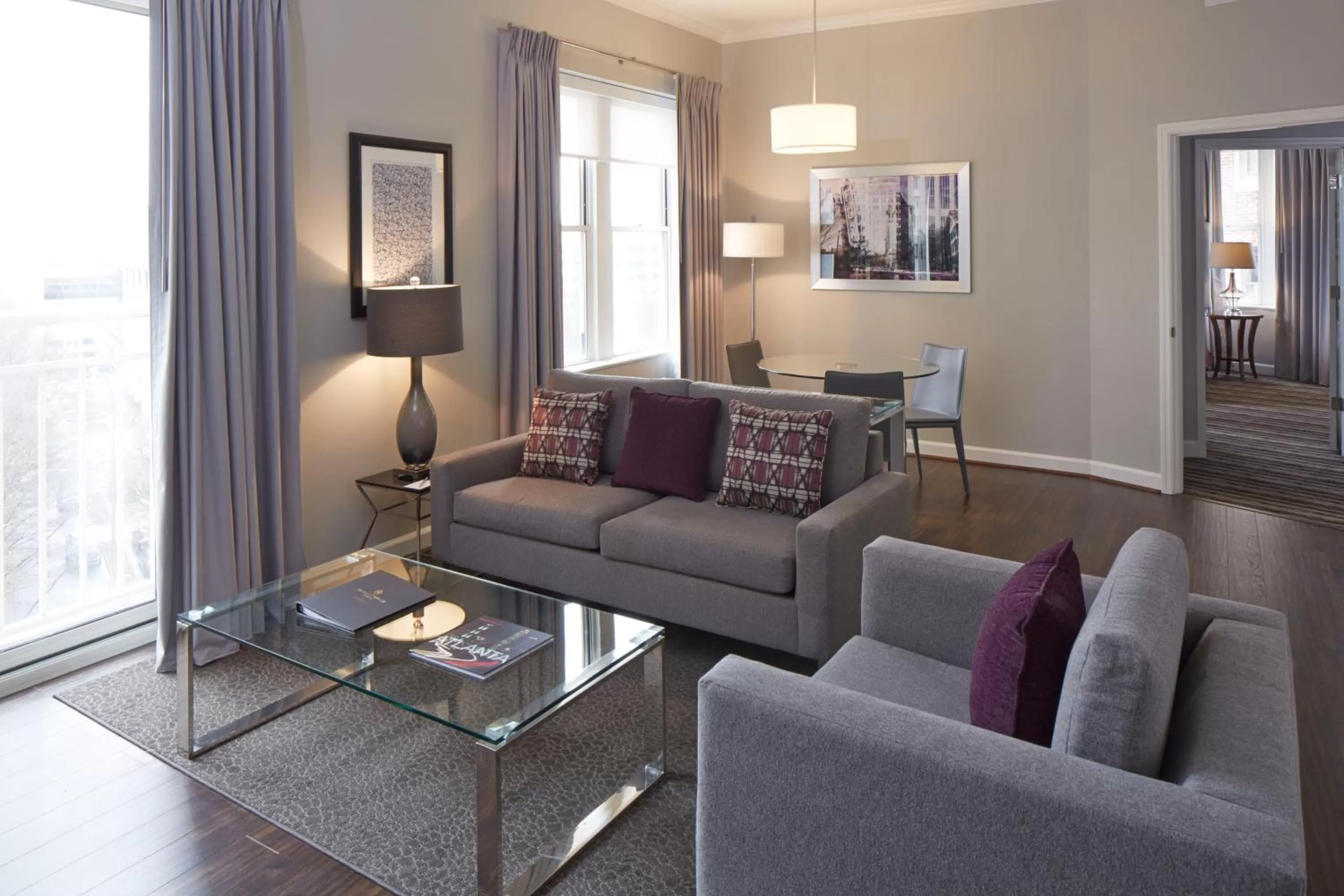 Seating area in The Georgian Terrace