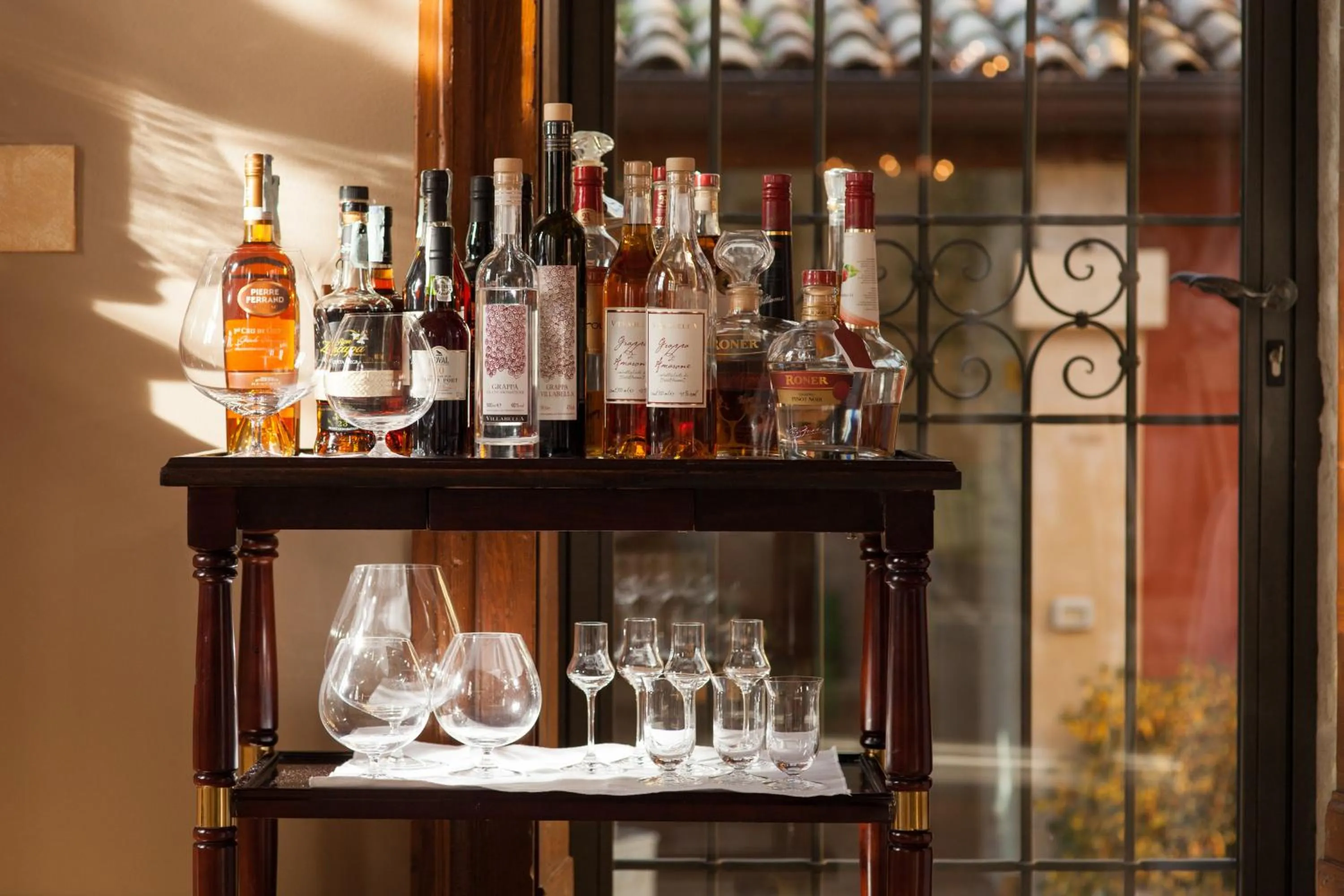 Alcoholic drinks in Villa Cordevigo