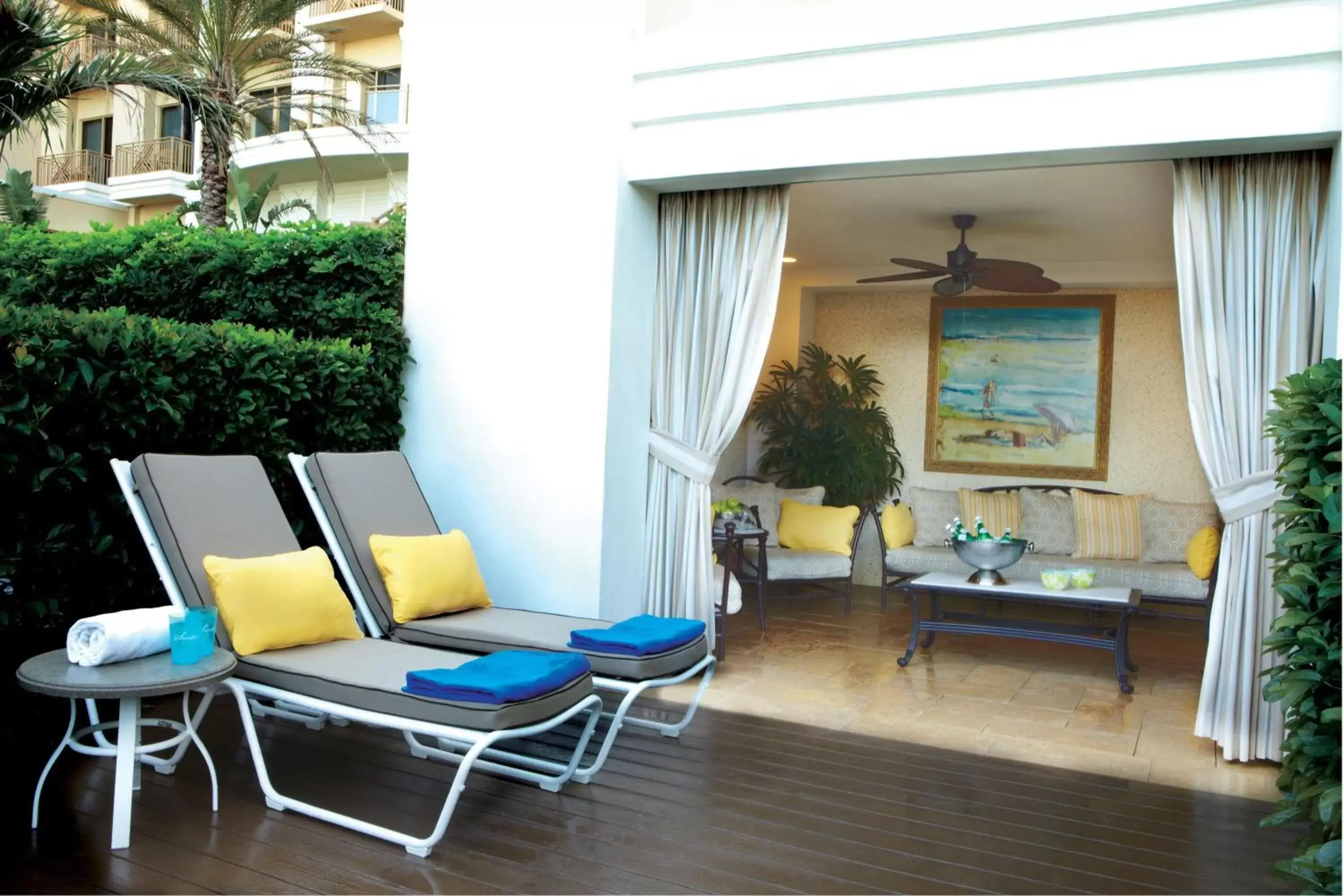 Balcony/Terrace in Sandpearl Resort Private Beach