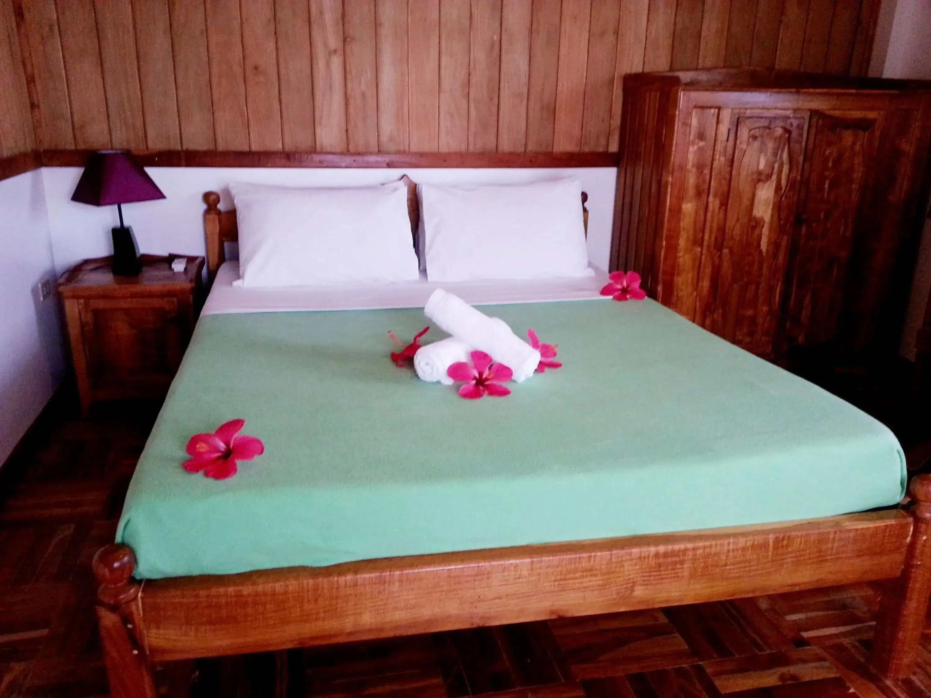 Bed in Hof Gorei Beach Resort Davao