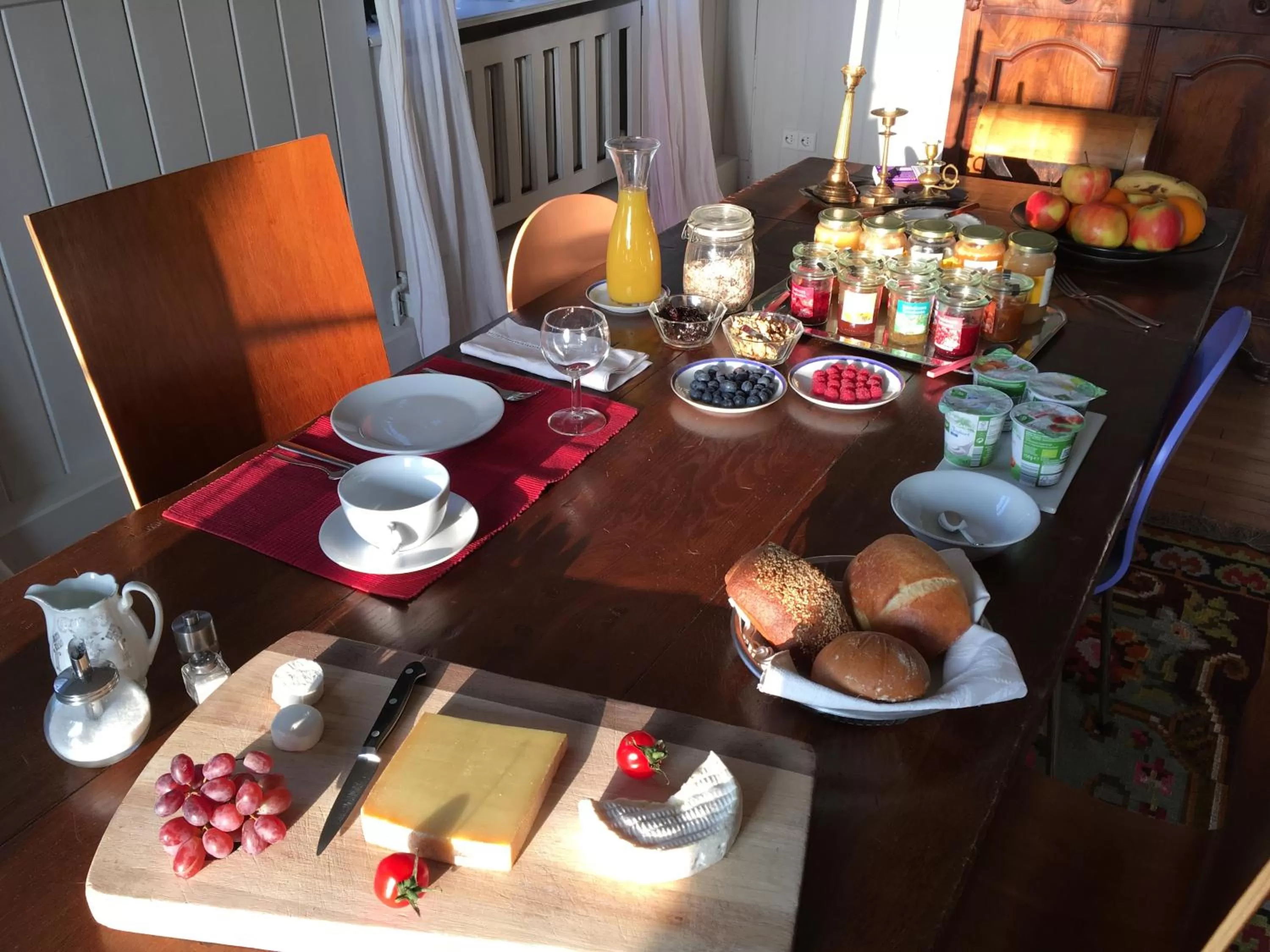 Continental breakfast in Nickhof B&B Resort