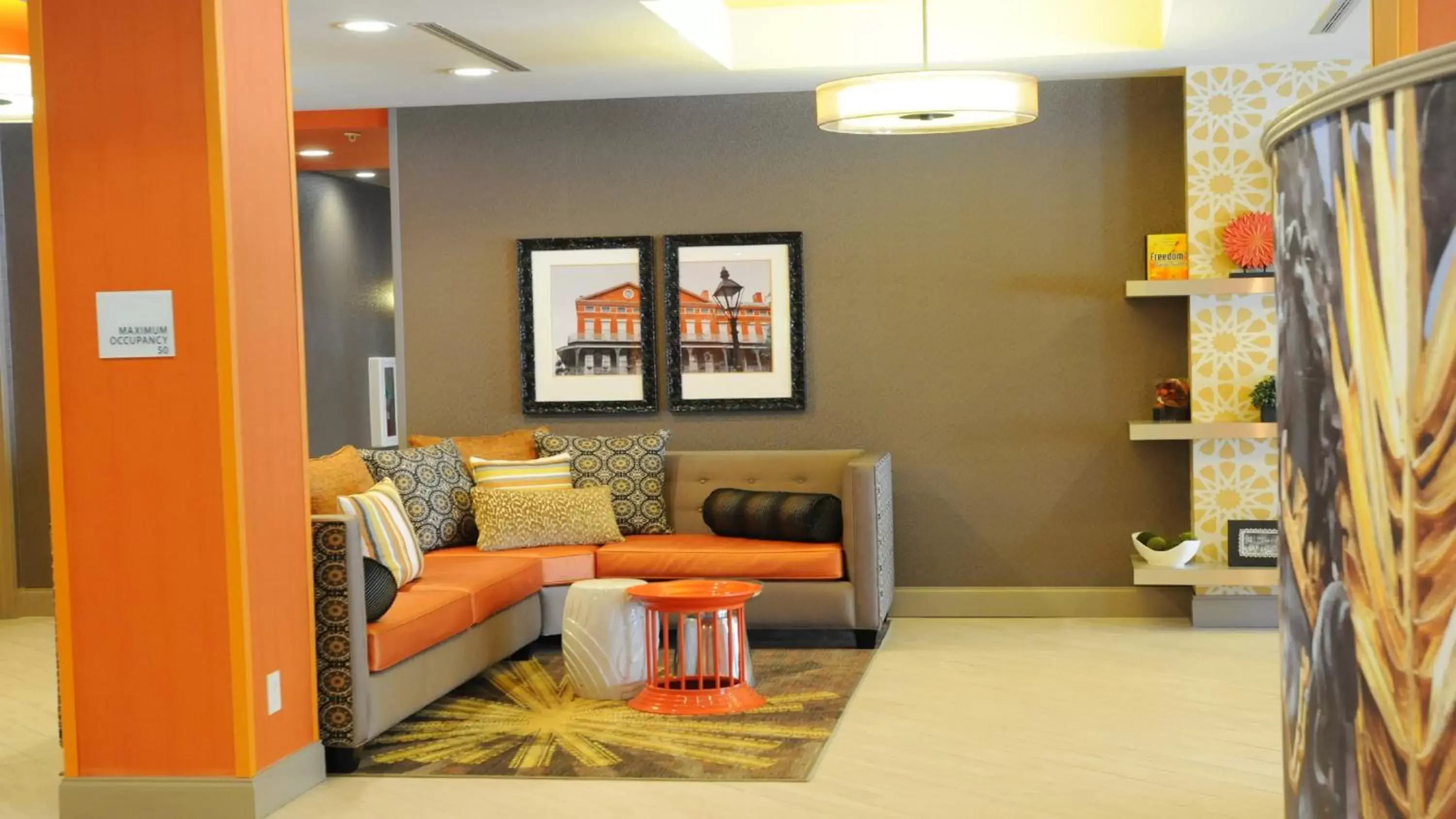 Property building, Seating Area in Holiday Inn Express Covington-Madisonville, an IHG Hotel