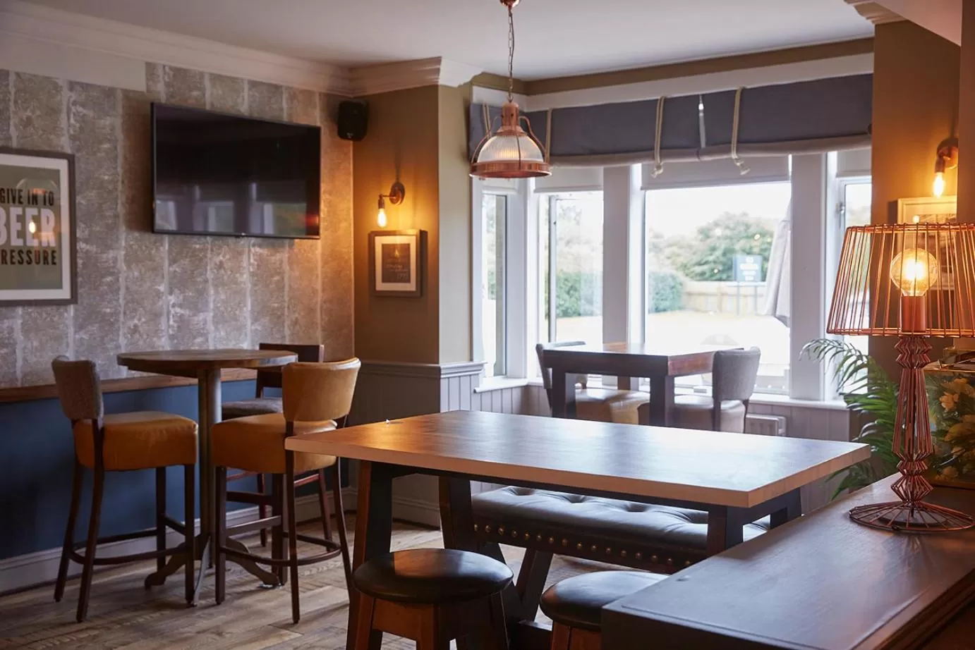 Dining area in The Churchill By Greene King Inns