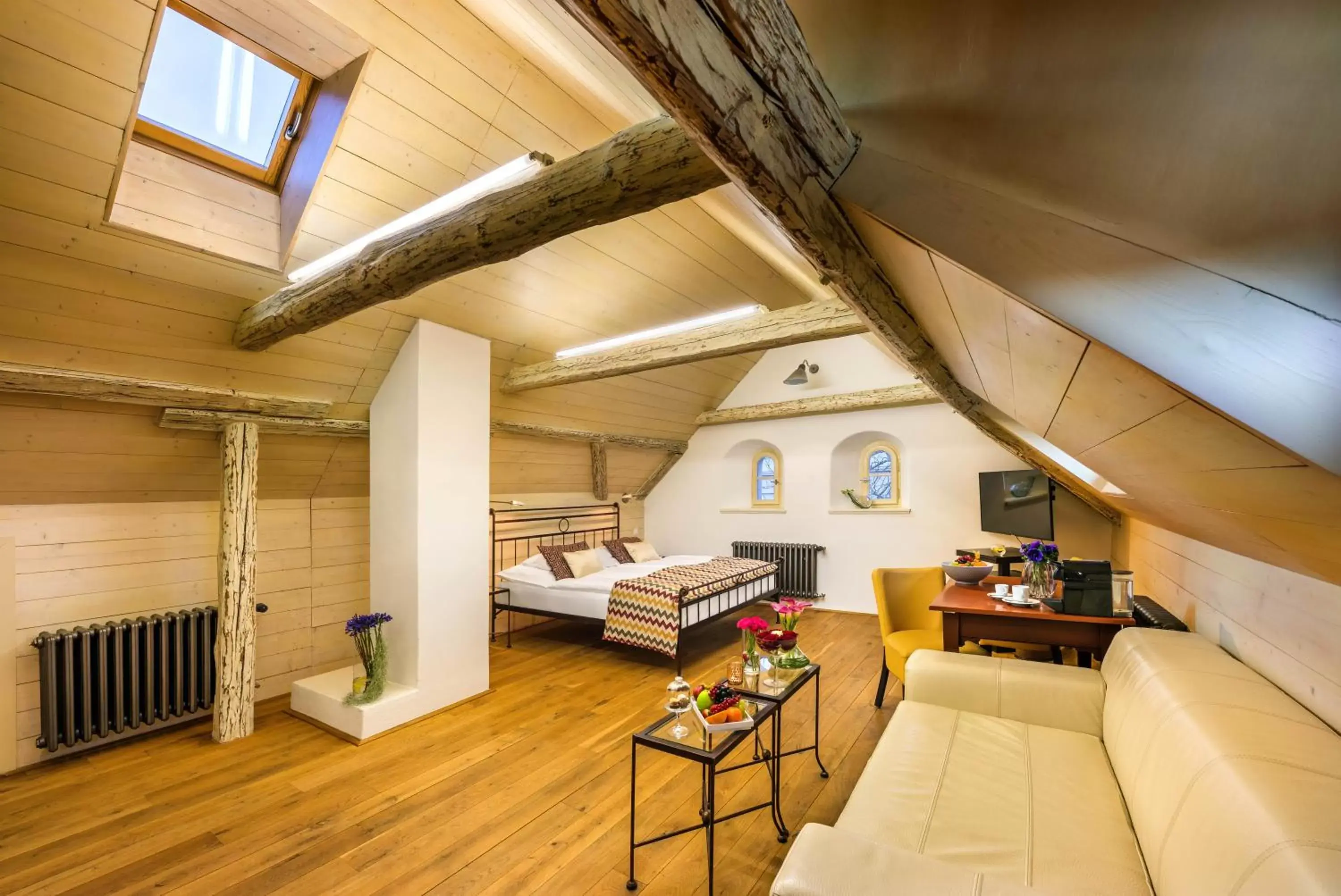 Bedroom, Bed in Bellevue Hotel Benešov Bedroom, Bed in Bellevue Hotel Benešov