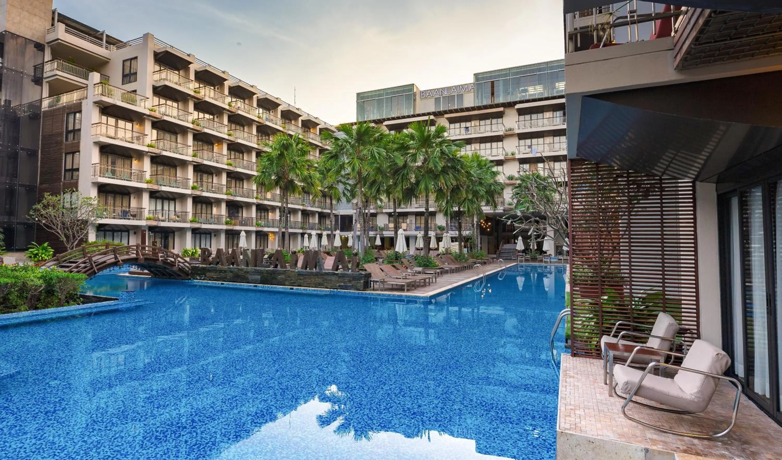 Swimming pool in Baan Laimai Beach Resort & Spa - SHA Extra Plus