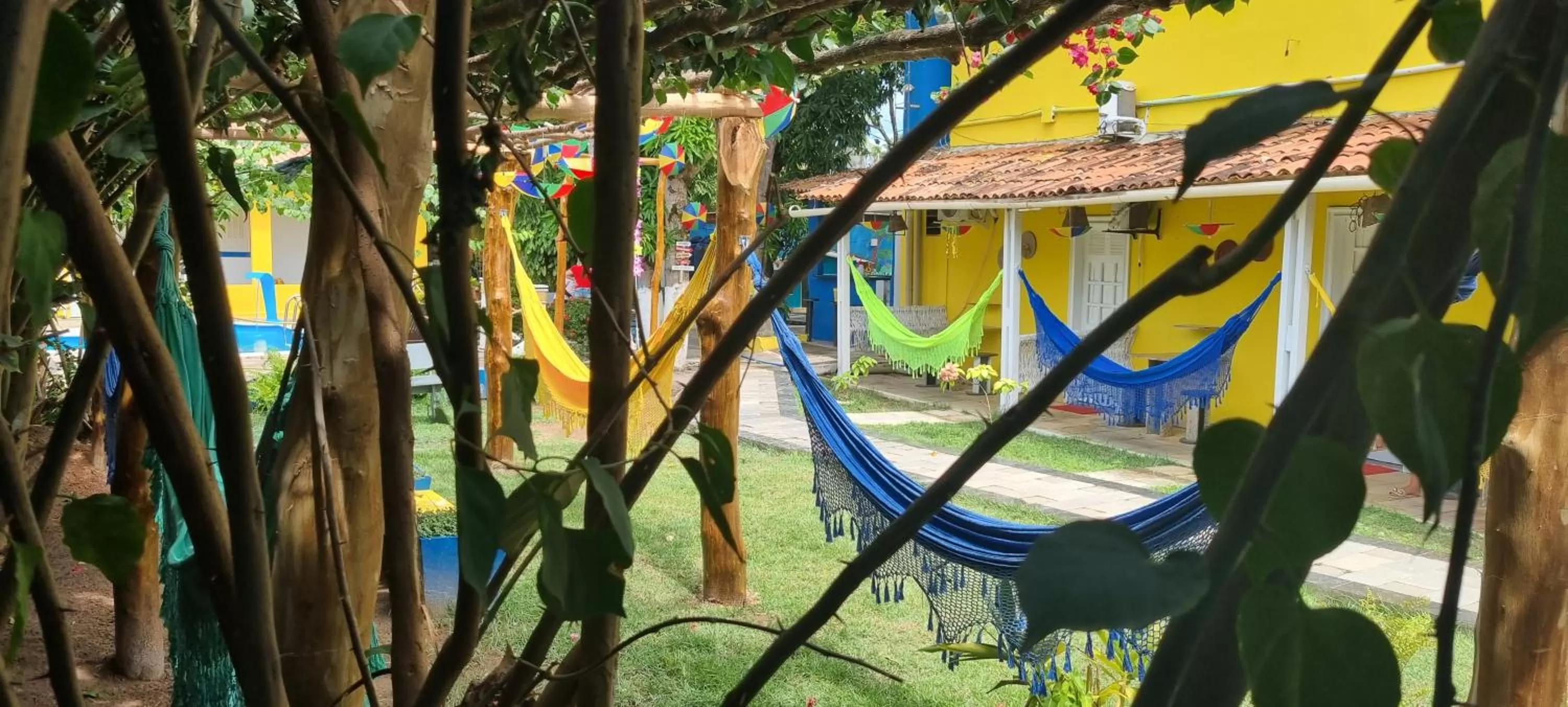 Garden view in Ecomar Pousada