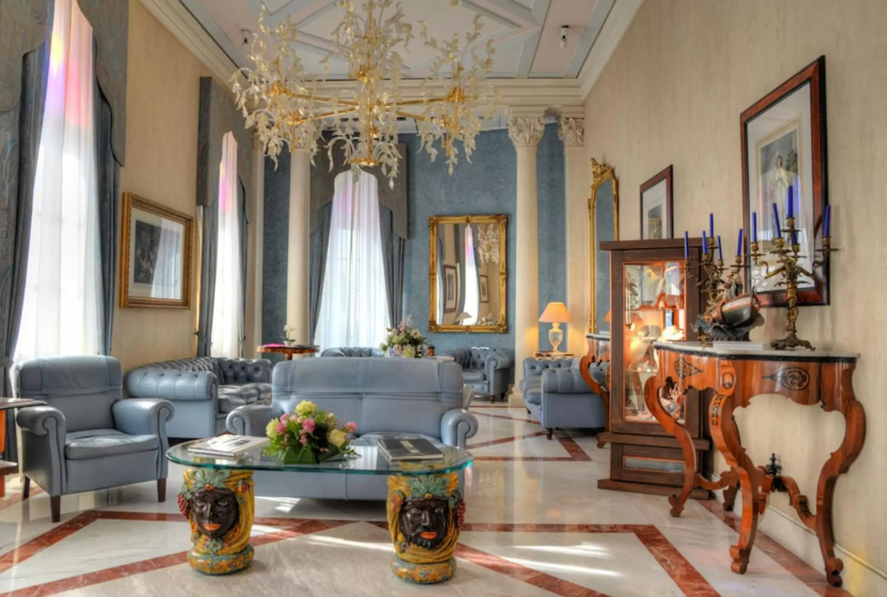 Lobby or reception, Seating Area in Grand Hotel Ortigia