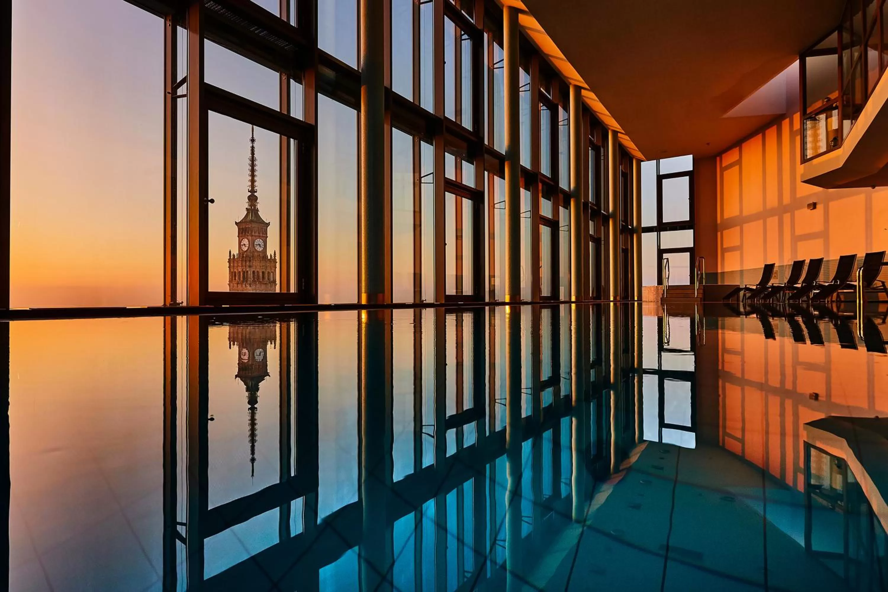 Swimming pool in InterContinental Warszawa by IHG