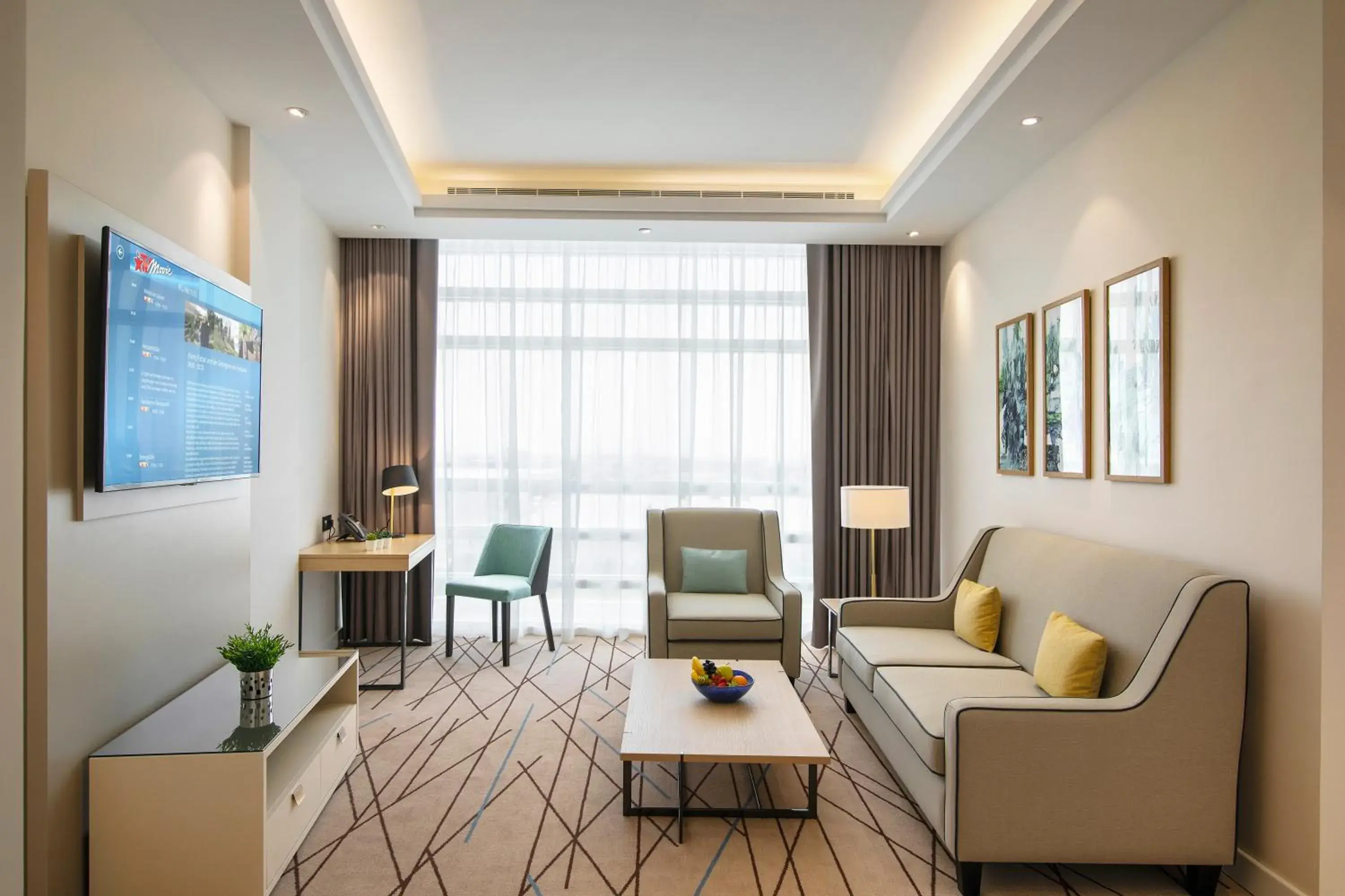 Living room, Seating Area in Cristal Amaken Hotel Riyadh