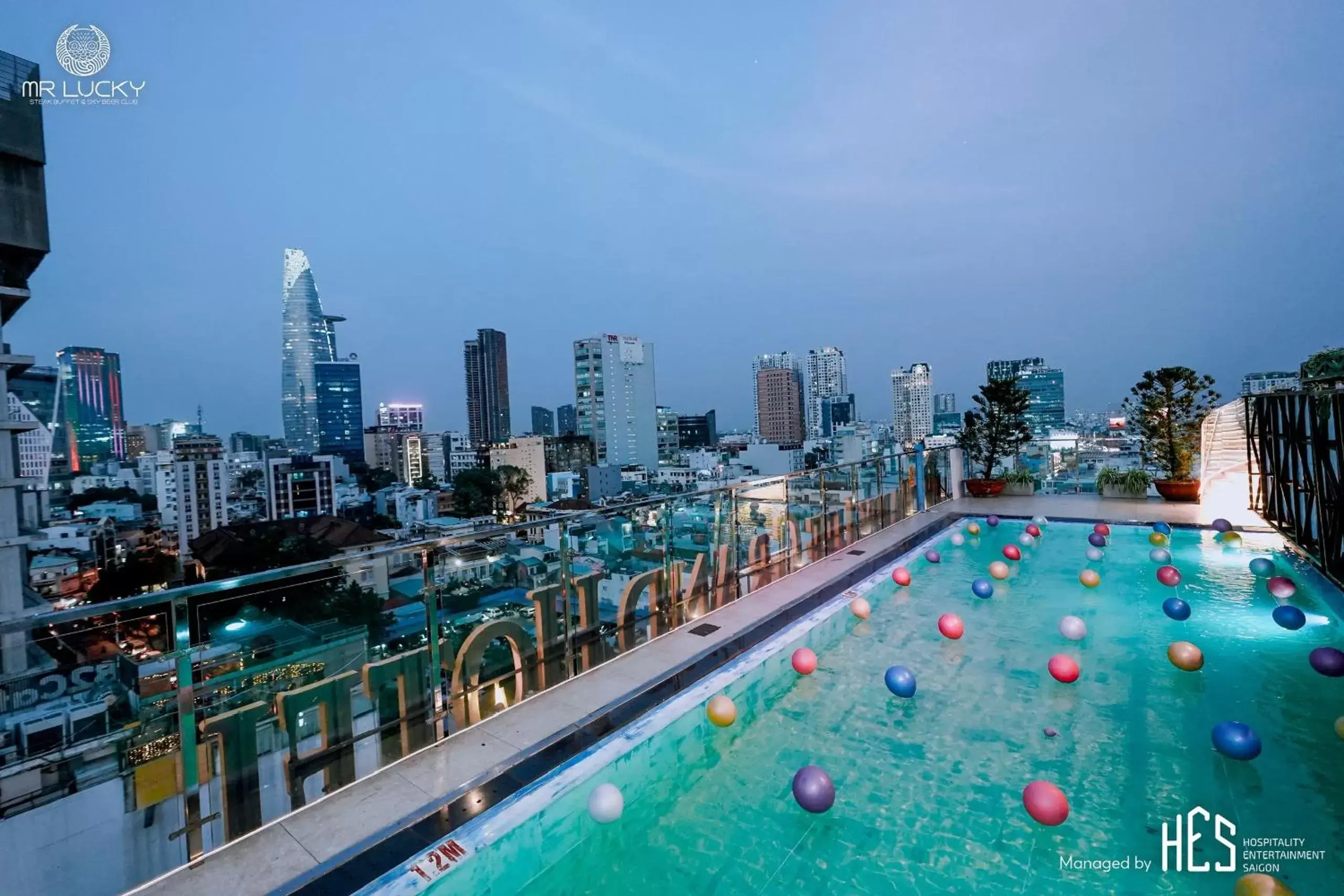 Swimming pool in Happy Life Grand Hotel & Sky Bar