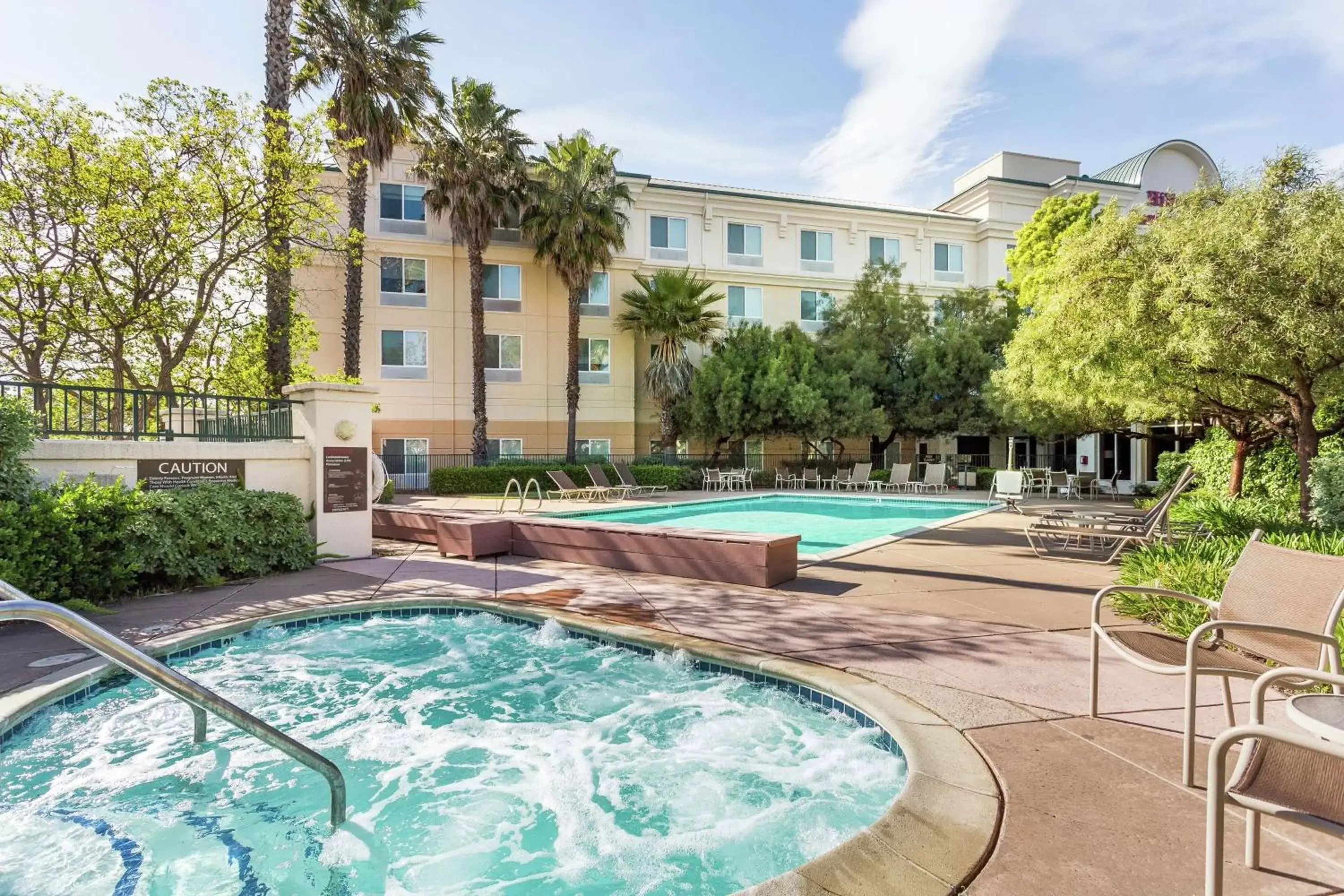 Pool view, Swimming Pool in Hilton Garden Inn Fairfield