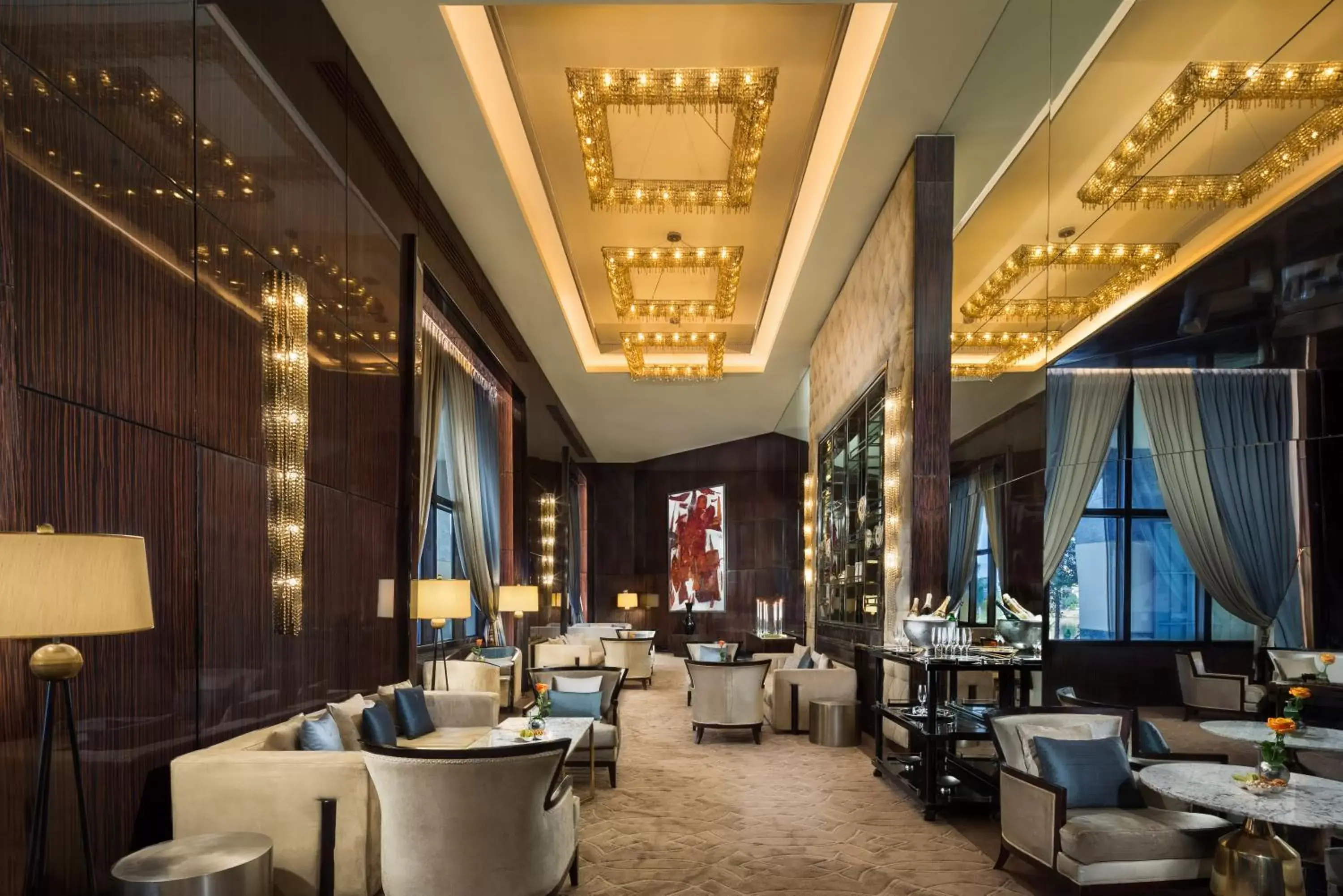 Lounge or bar, Restaurant/Places to Eat in Fairmont Nile City