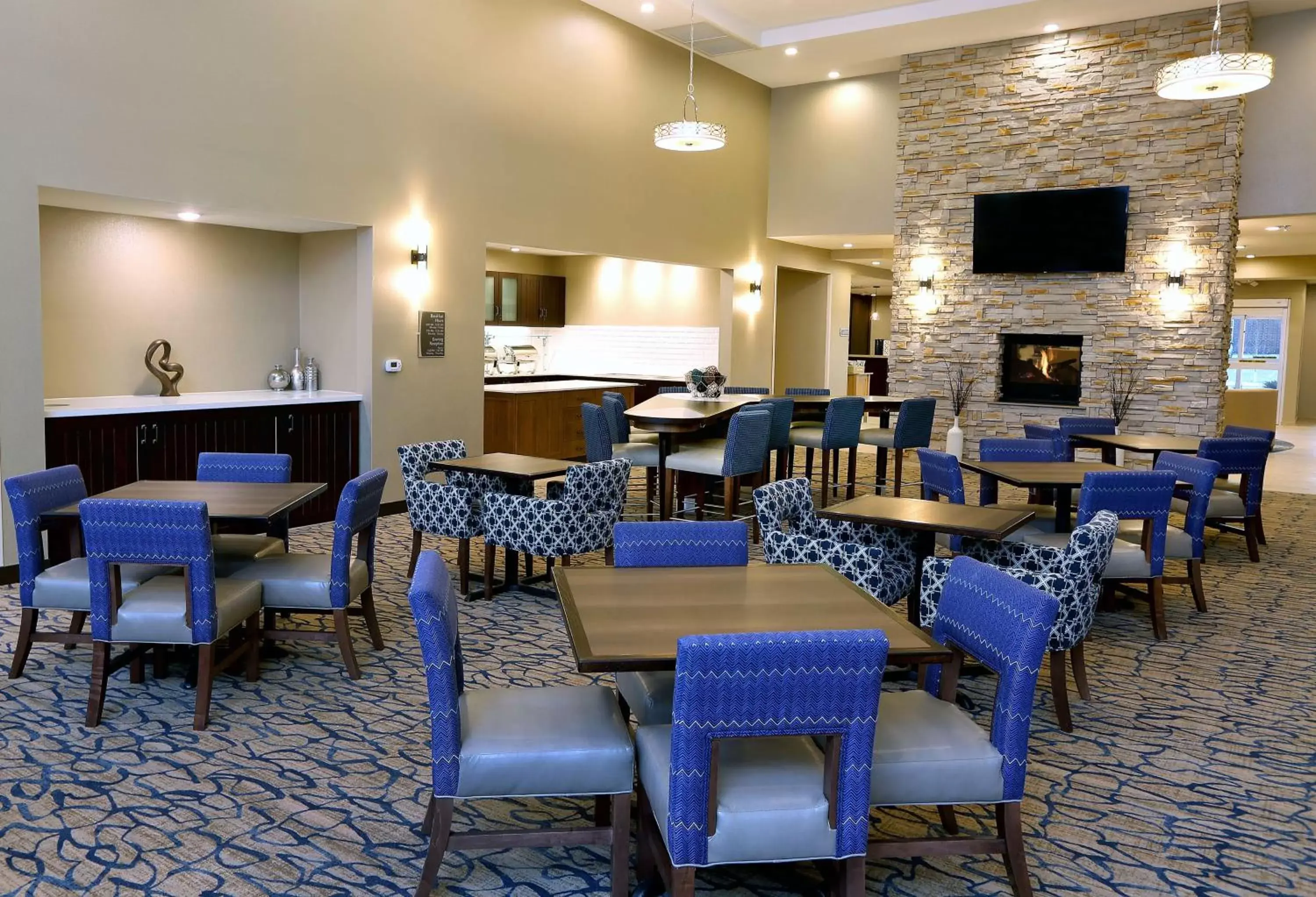 Lobby or reception, Restaurant/Places to Eat in Homewood Suites By Hilton West Fargo/Sanford Medical Center