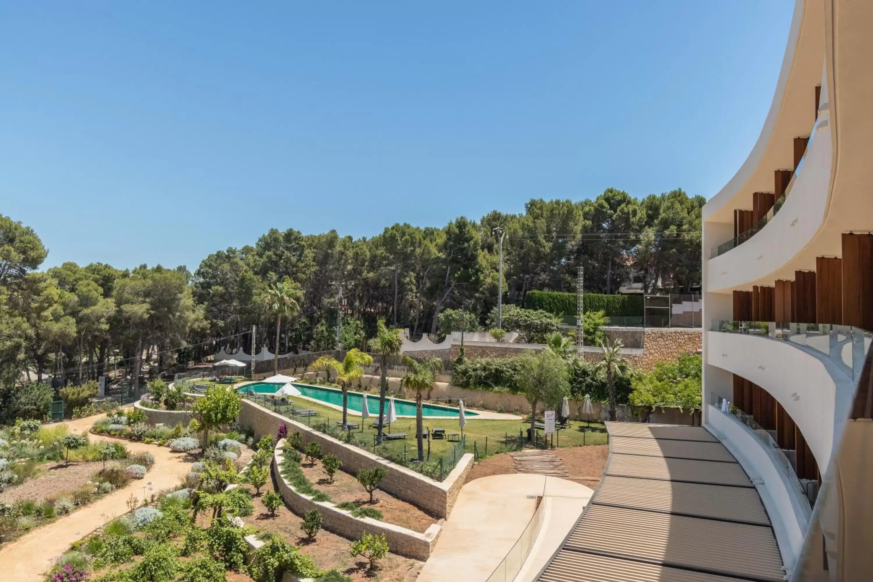 Garden view, Pool View in Hotel Serawa Moraira