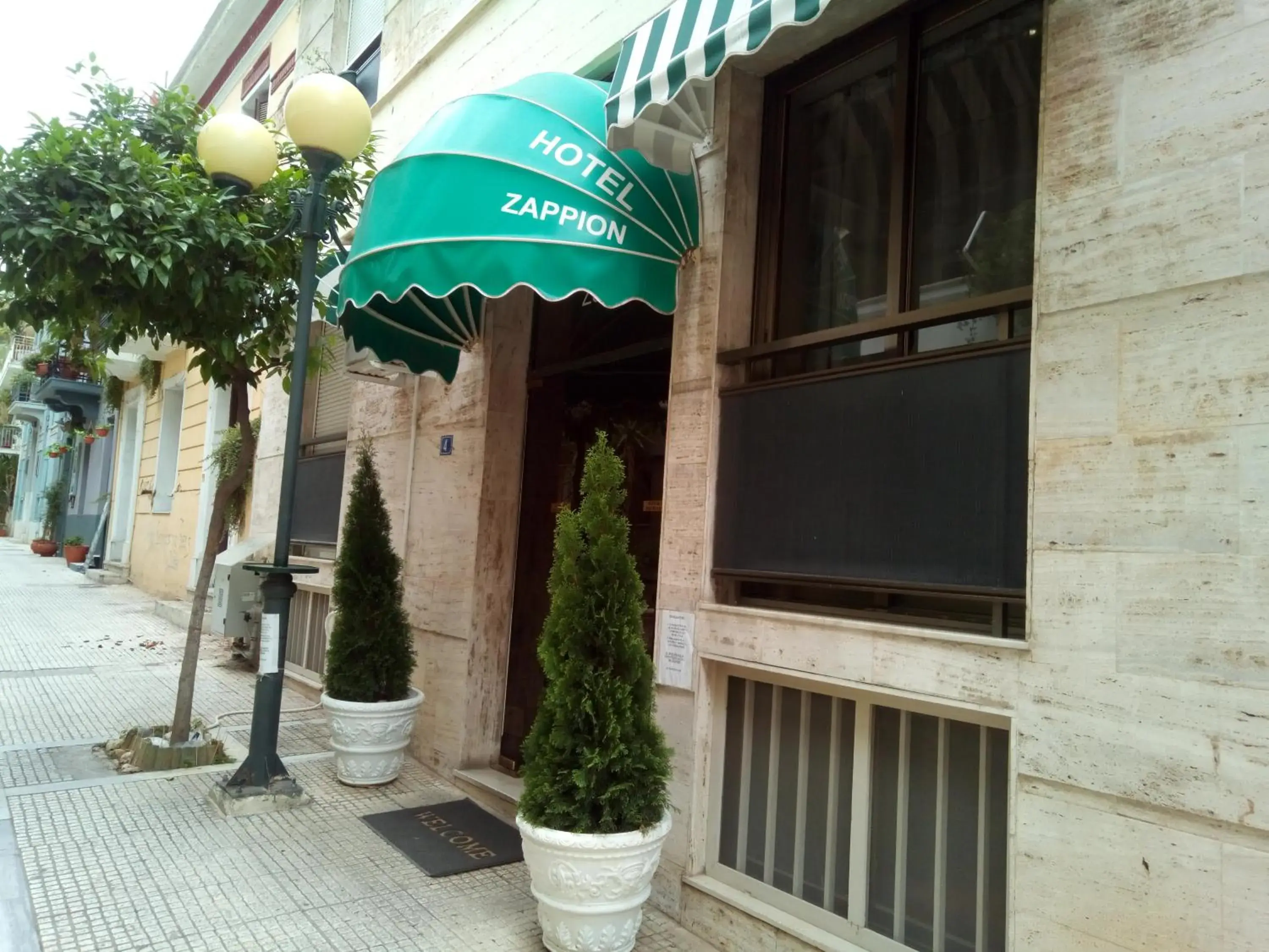Facade/entrance in Zappion Hotel